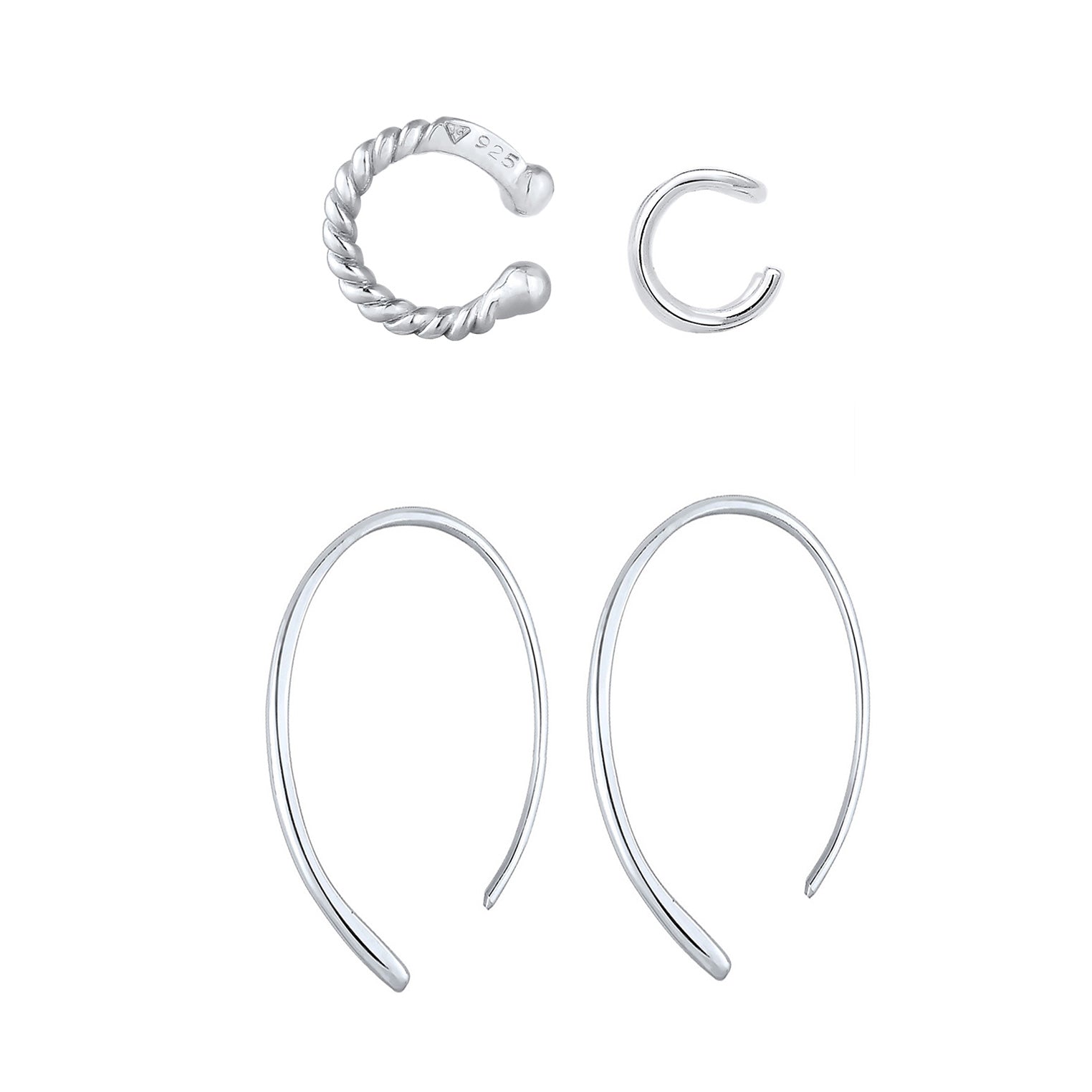 Silber - Elli | Ohrringset | 925er Sterling Silber