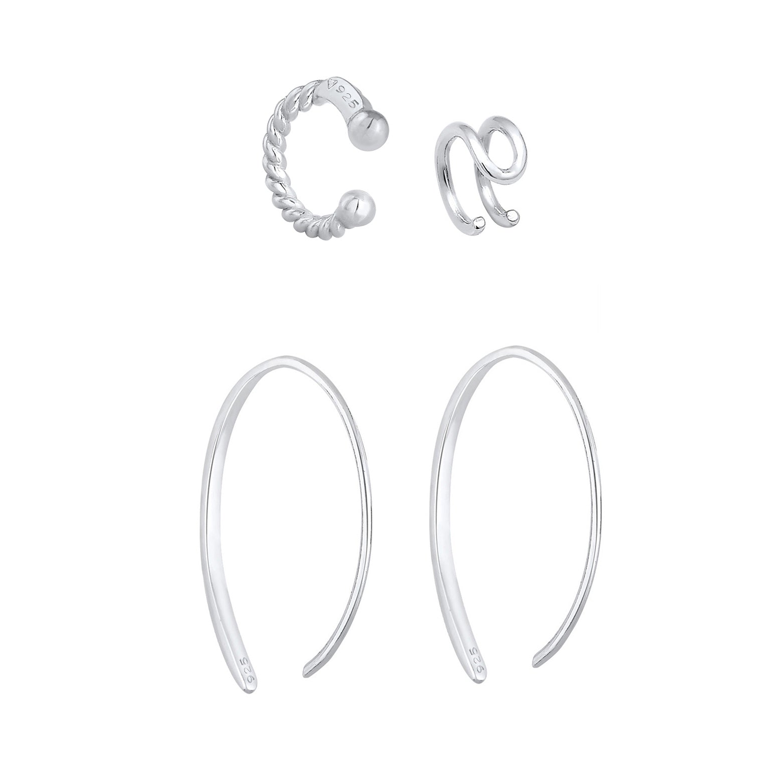 Silber - Elli | Ohrringset | 925er Sterling Silber