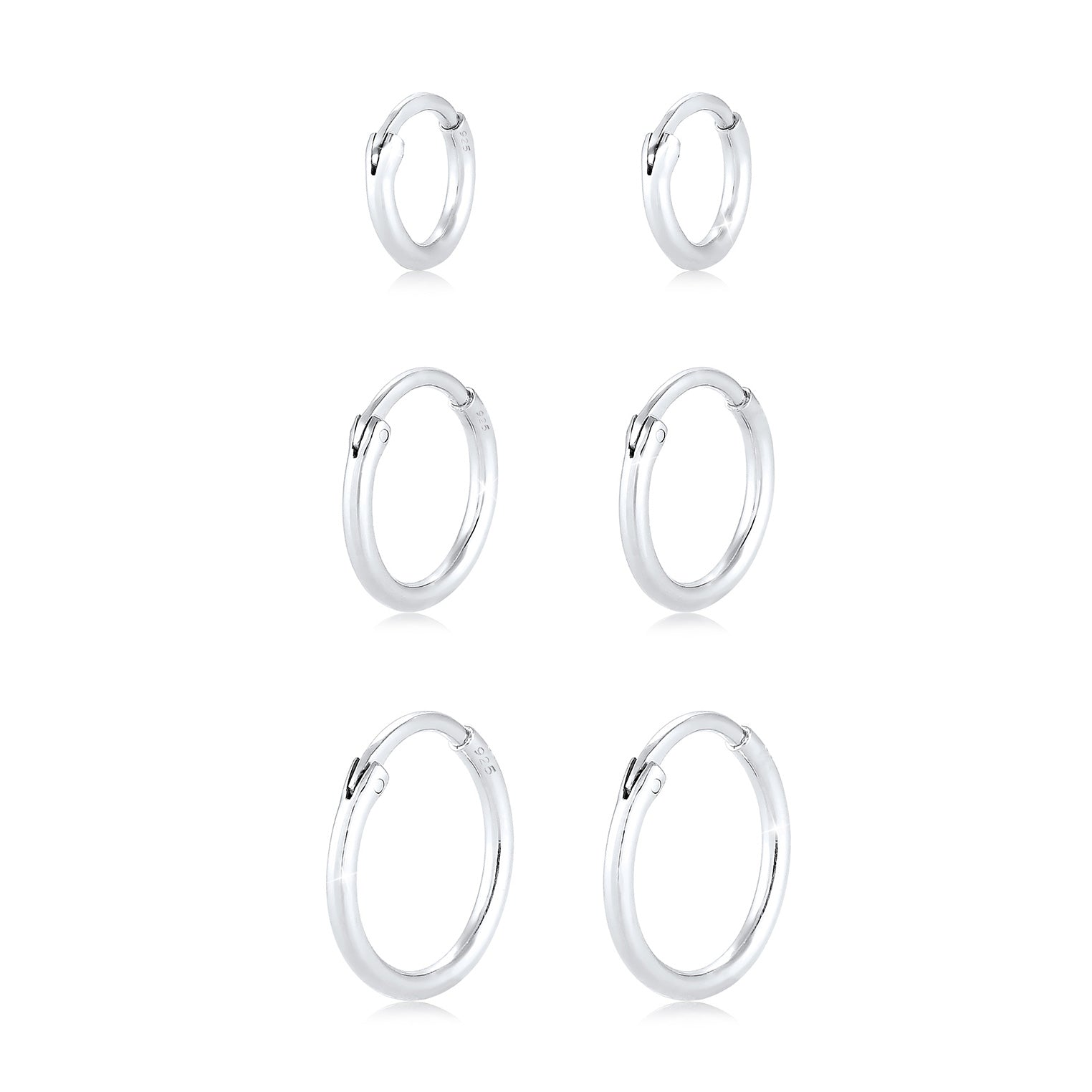 Silber - Elli | Ohrringset | 925er Sterling Silber