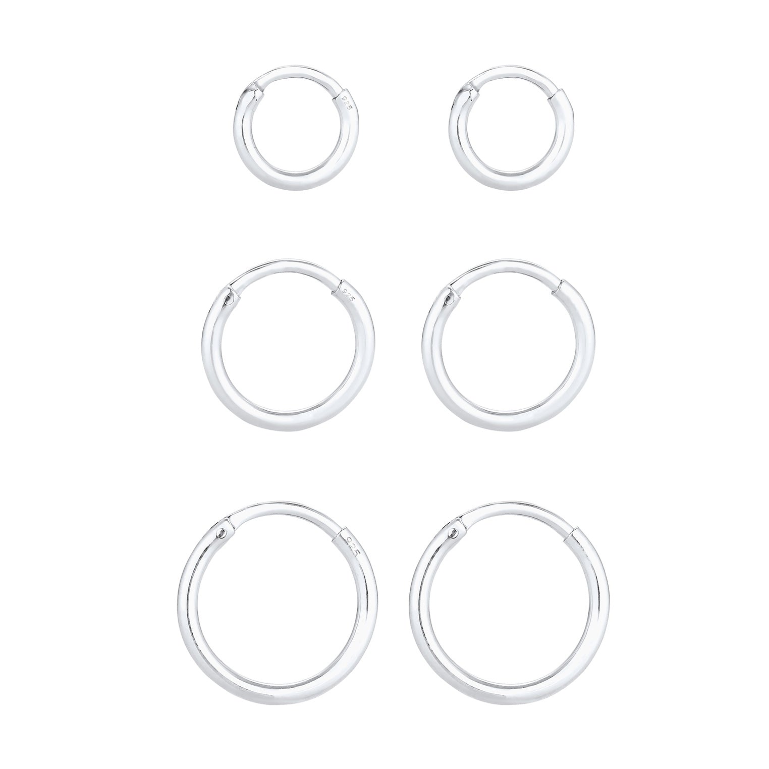 Silber - Elli | Ohrringset | 925er Sterling Silber
