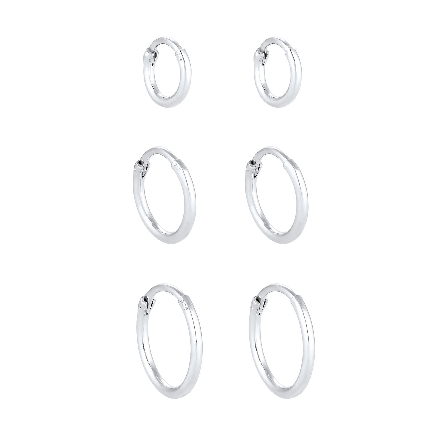 Silber - Elli | Ohrringset | 925er Sterling Silber