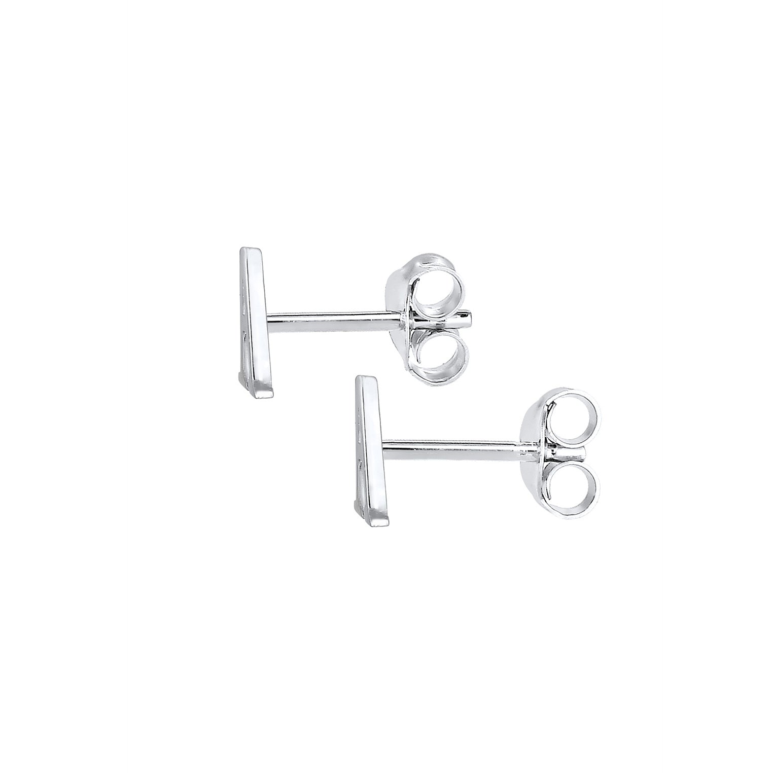 Silber - Elli | Ohrstecker Buchstabe | 925er Sterling Silber