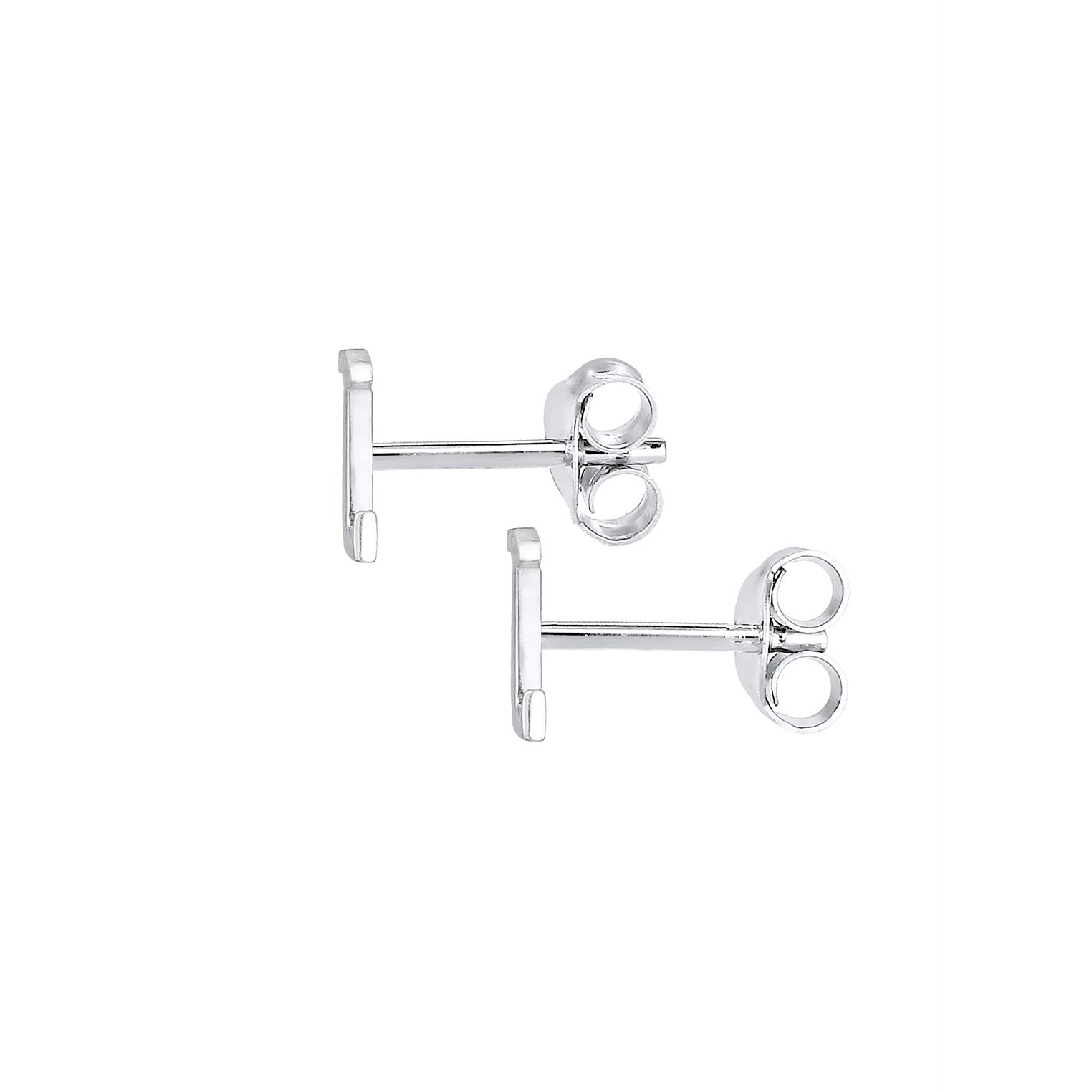 Silber - Elli | Ohrstecker Buchstabe | 925er Sterling Silber