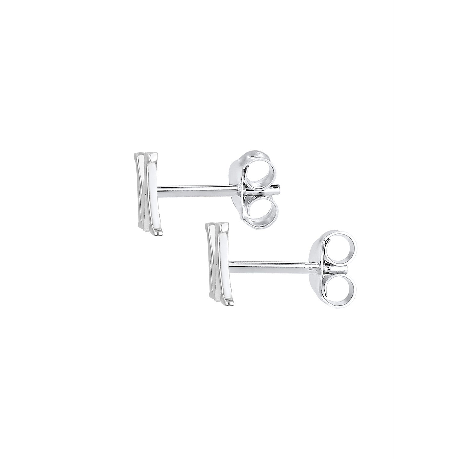 Silber - Elli | Ohrstecker Buchstabe | 925er Sterling Silber