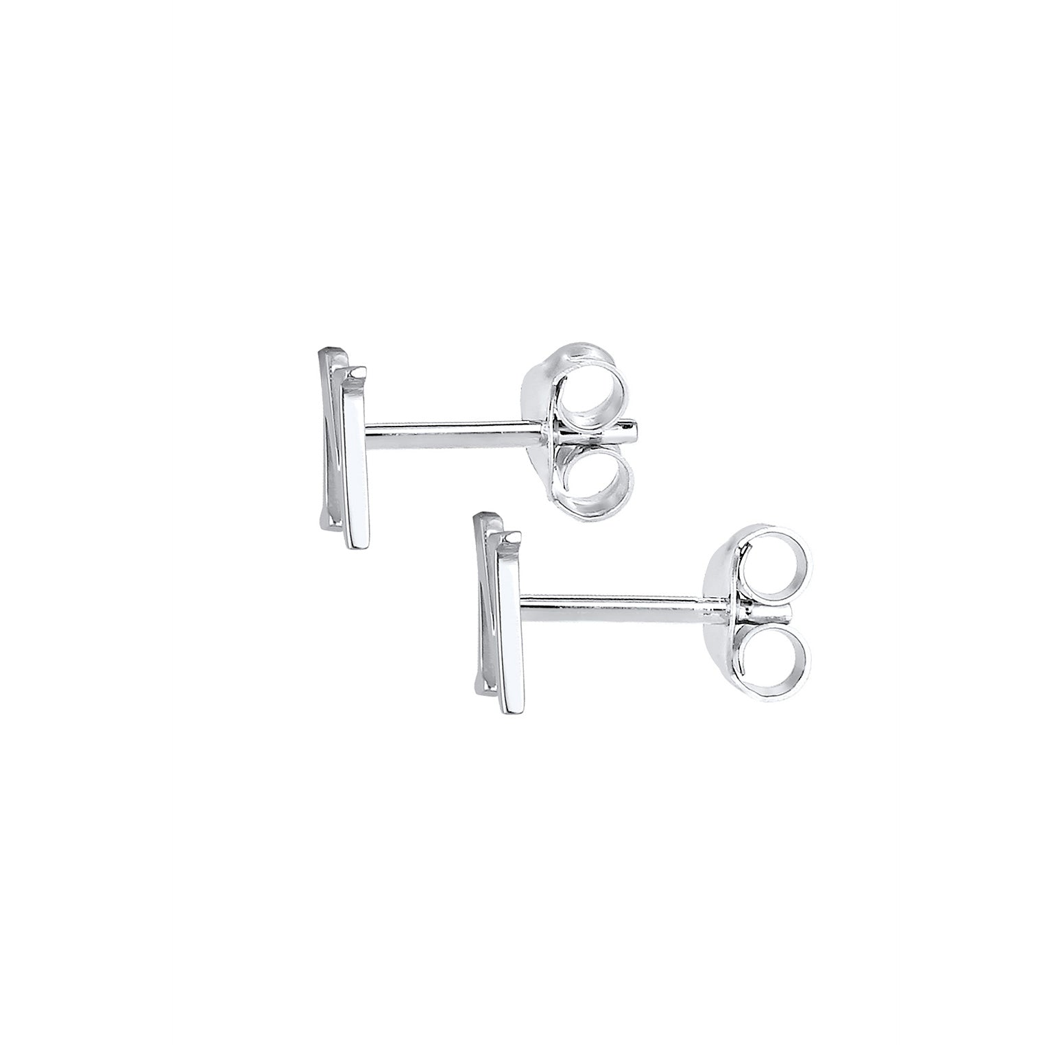 Silber - Elli | Ohrstecker Buchstabe | 925er Sterling Silber
