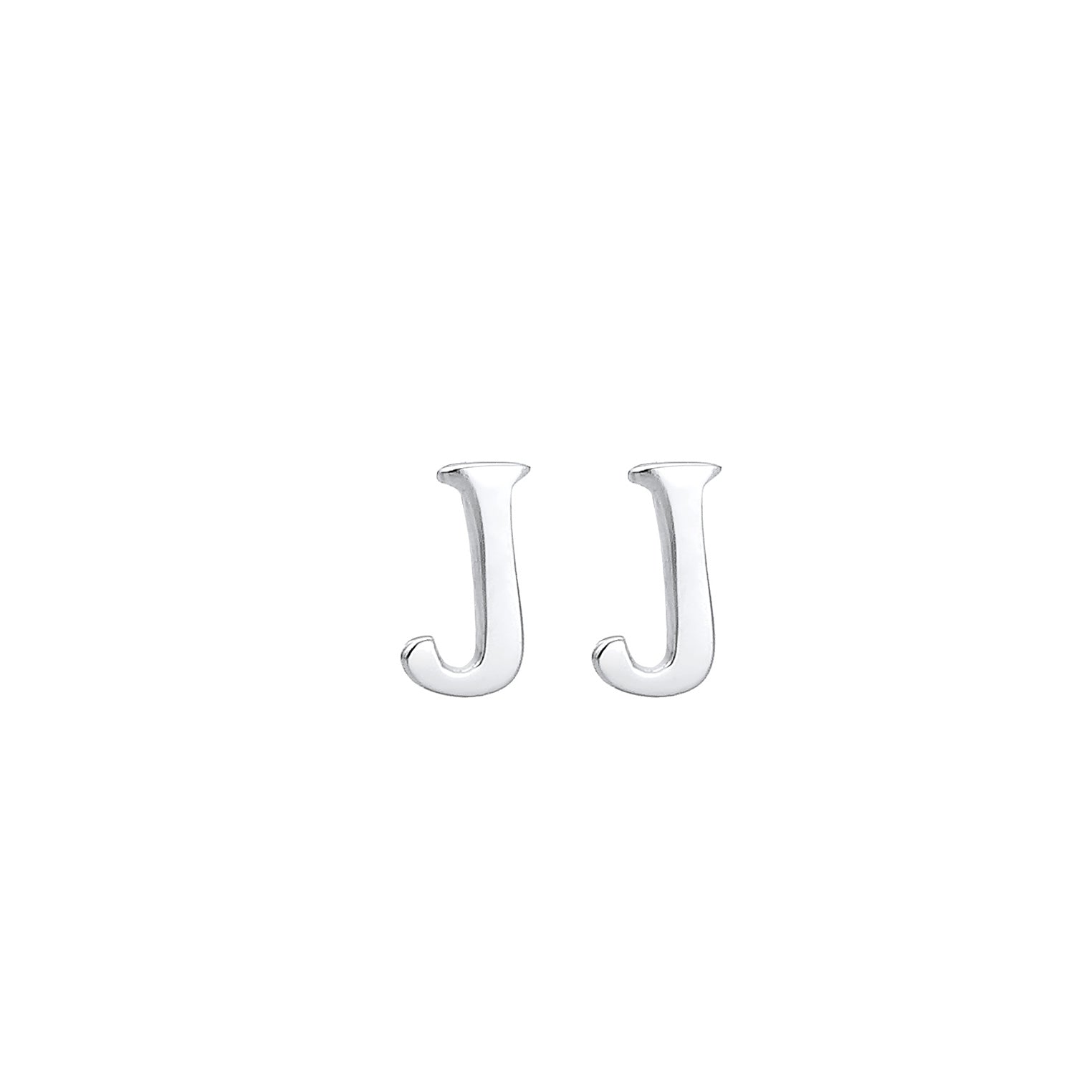 Silber - Elli | Ohrstecker Buchstabe | 925er Sterling Silber