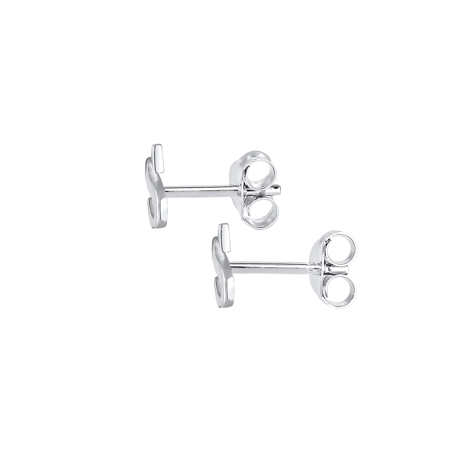 Silber - Elli | Ohrstecker Buchstabe | 925er Sterling Silber