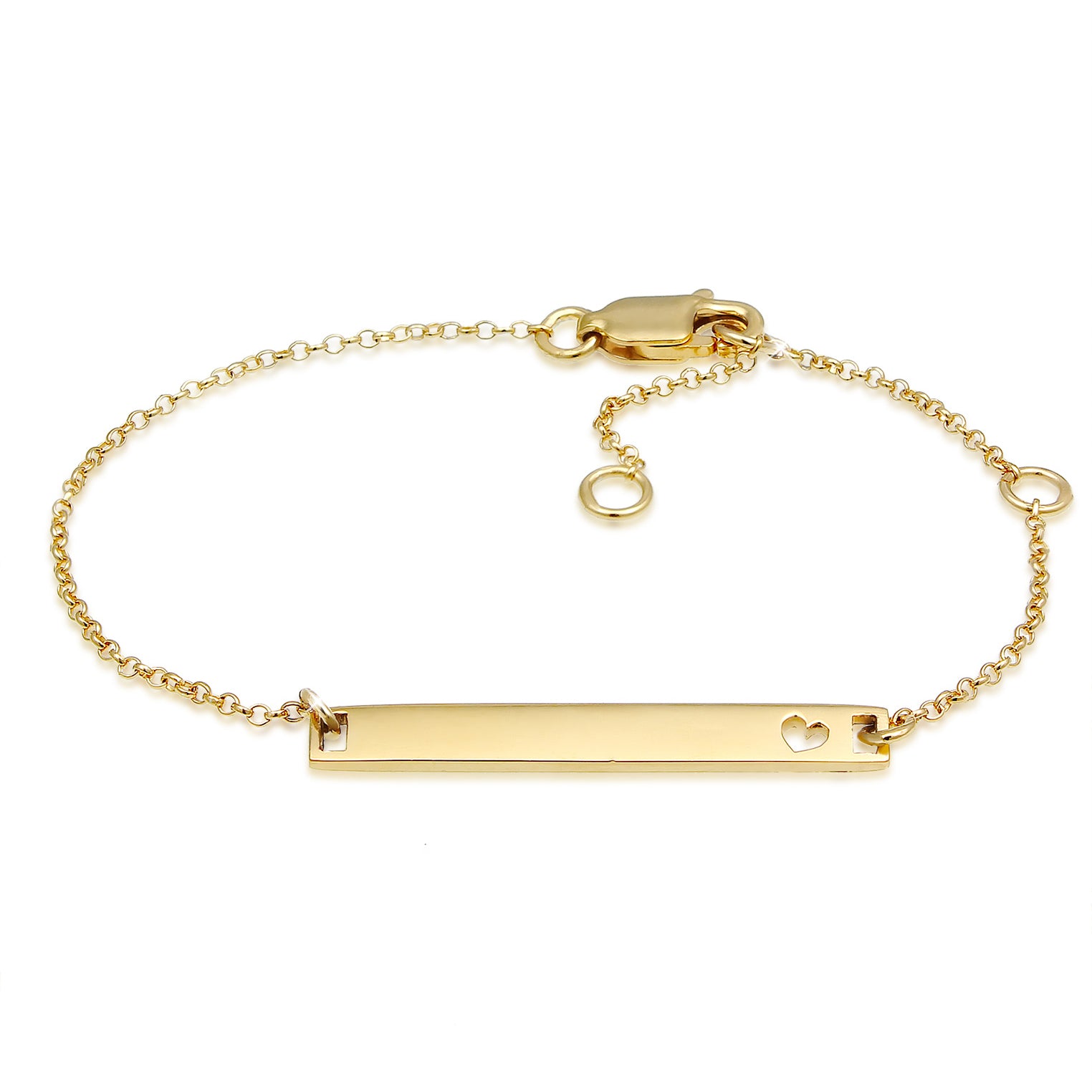 Gold - Elli PREMIUM | Armband | 375 Gelbgold