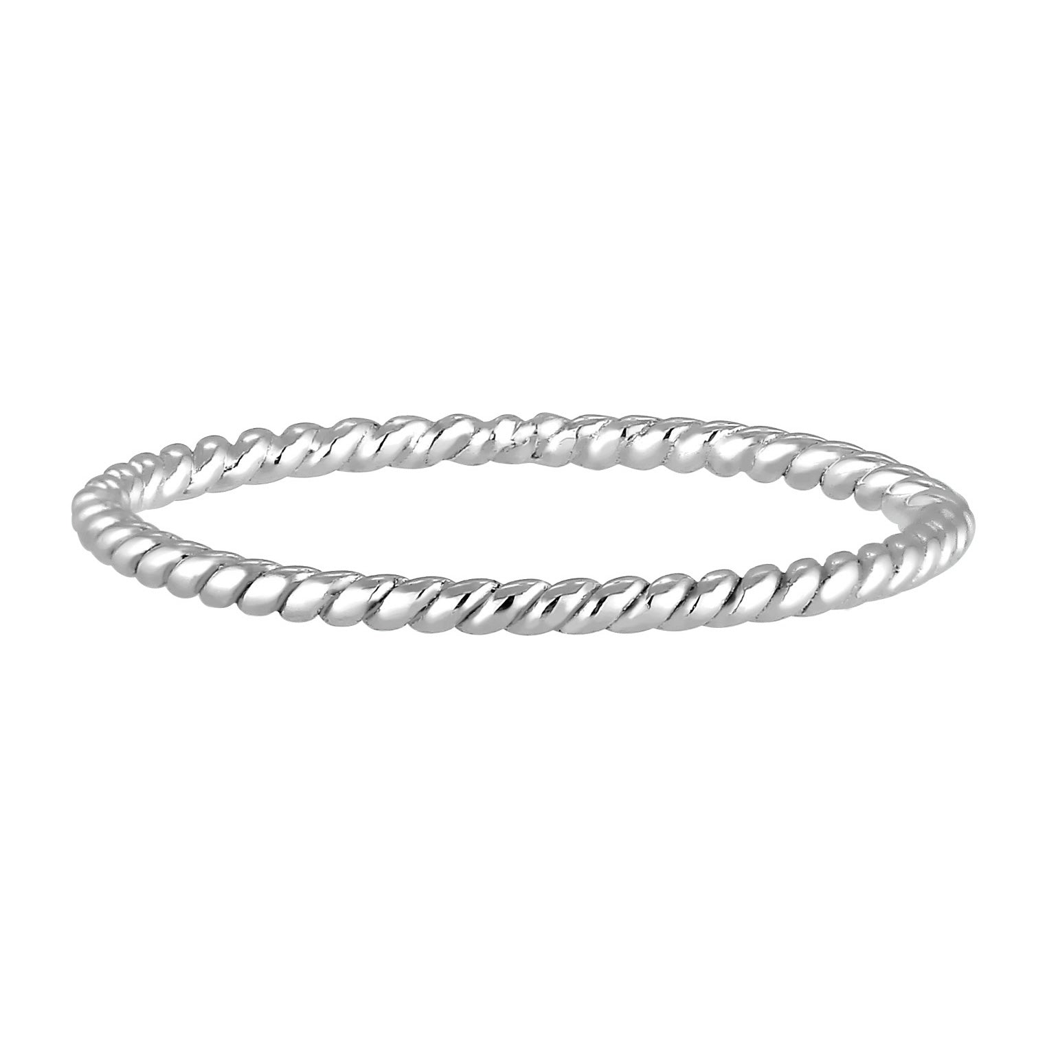 Silber - Elli PREMIUM | Ring Geo | 585 Weißgold