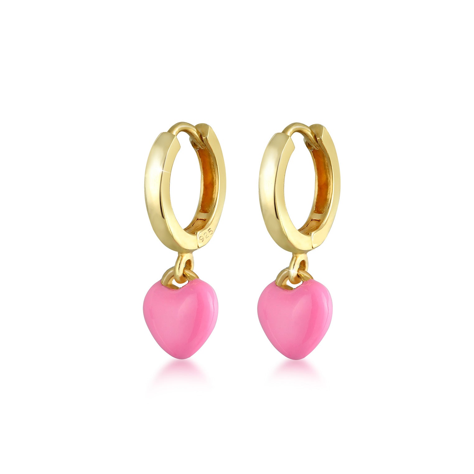 Gold - Elli | Ohrring | 925 Sterling Silber vergoldet