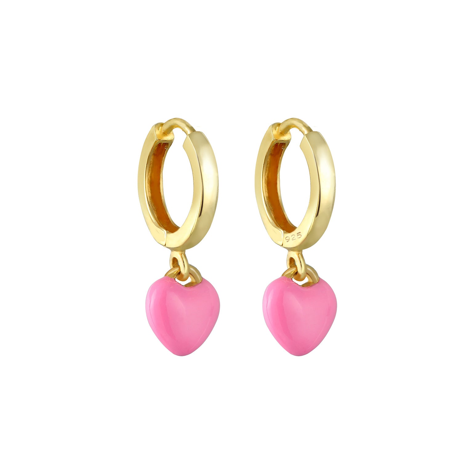 Gold - Elli | Ohrring | 925 Sterling Silber vergoldet