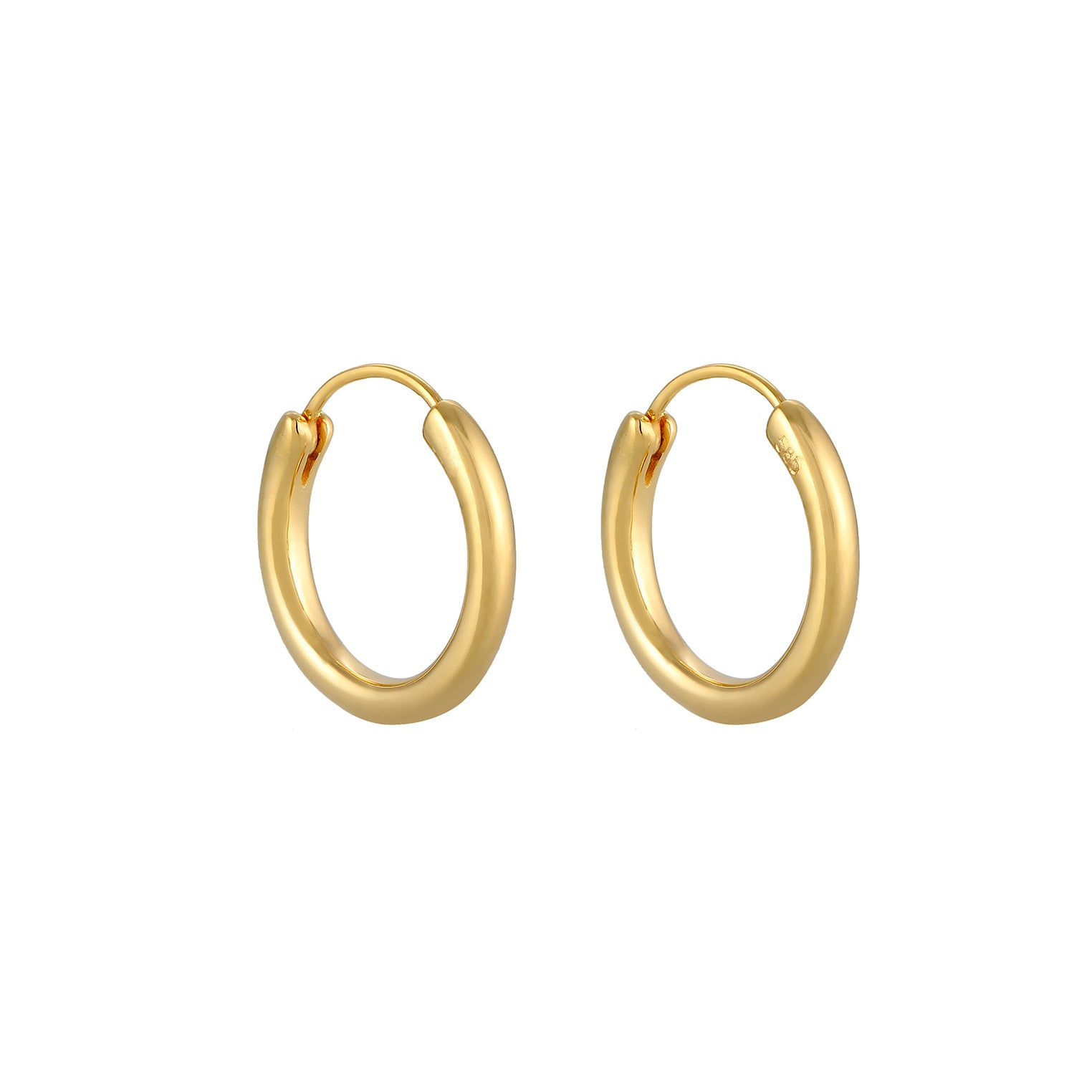 Gold - Elli PREMIUM | Creole | 585 Gelbgold