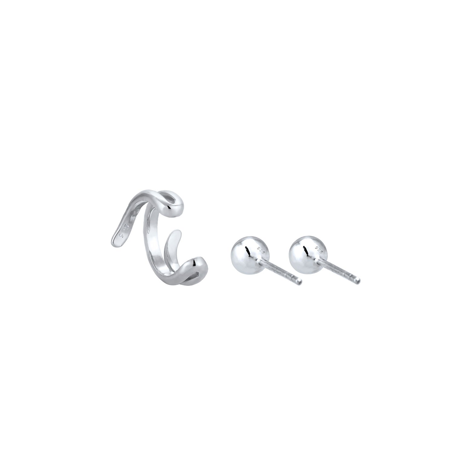Silber - Elli | Ohrringset | 925er Sterling Silber