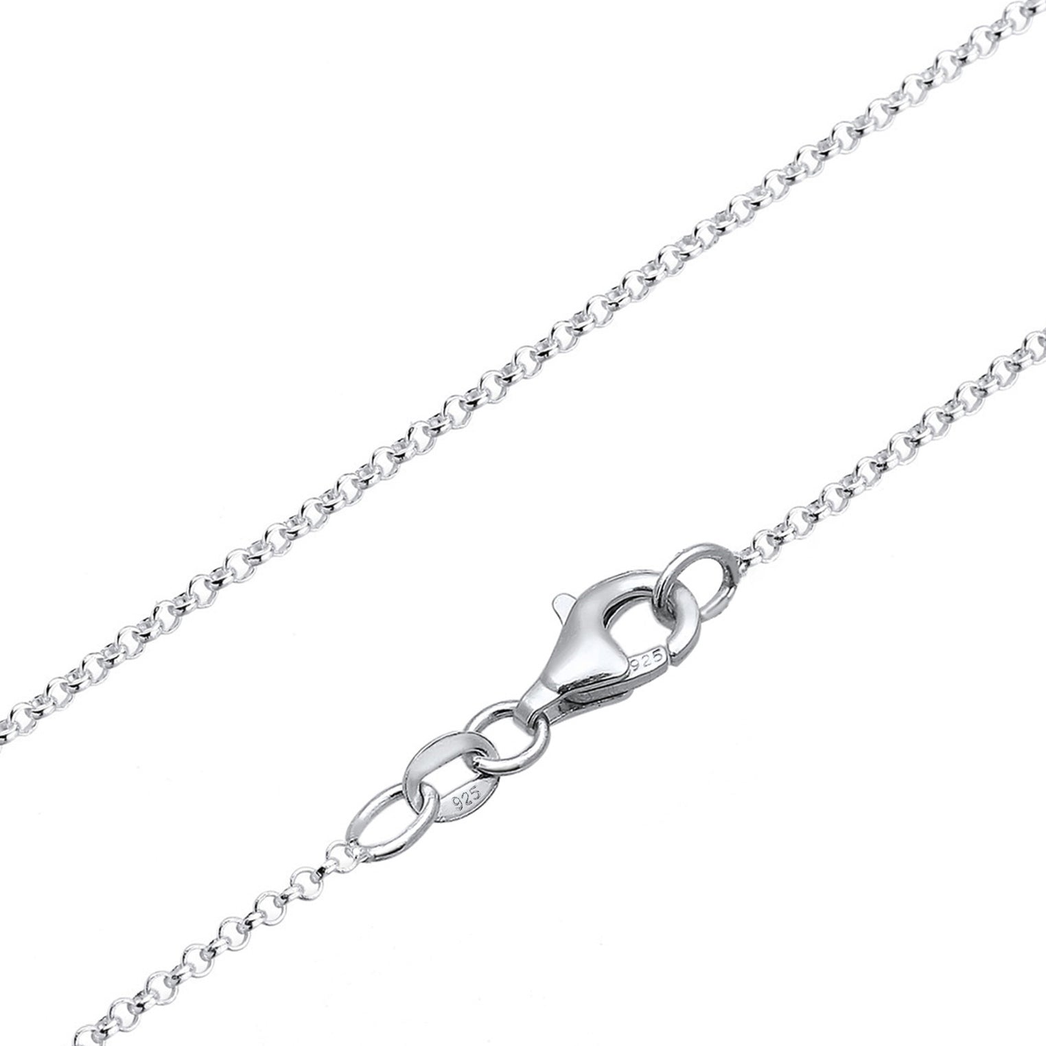 Silber - Elli | Halskette Buchstabe S | 925er Sterling Silber