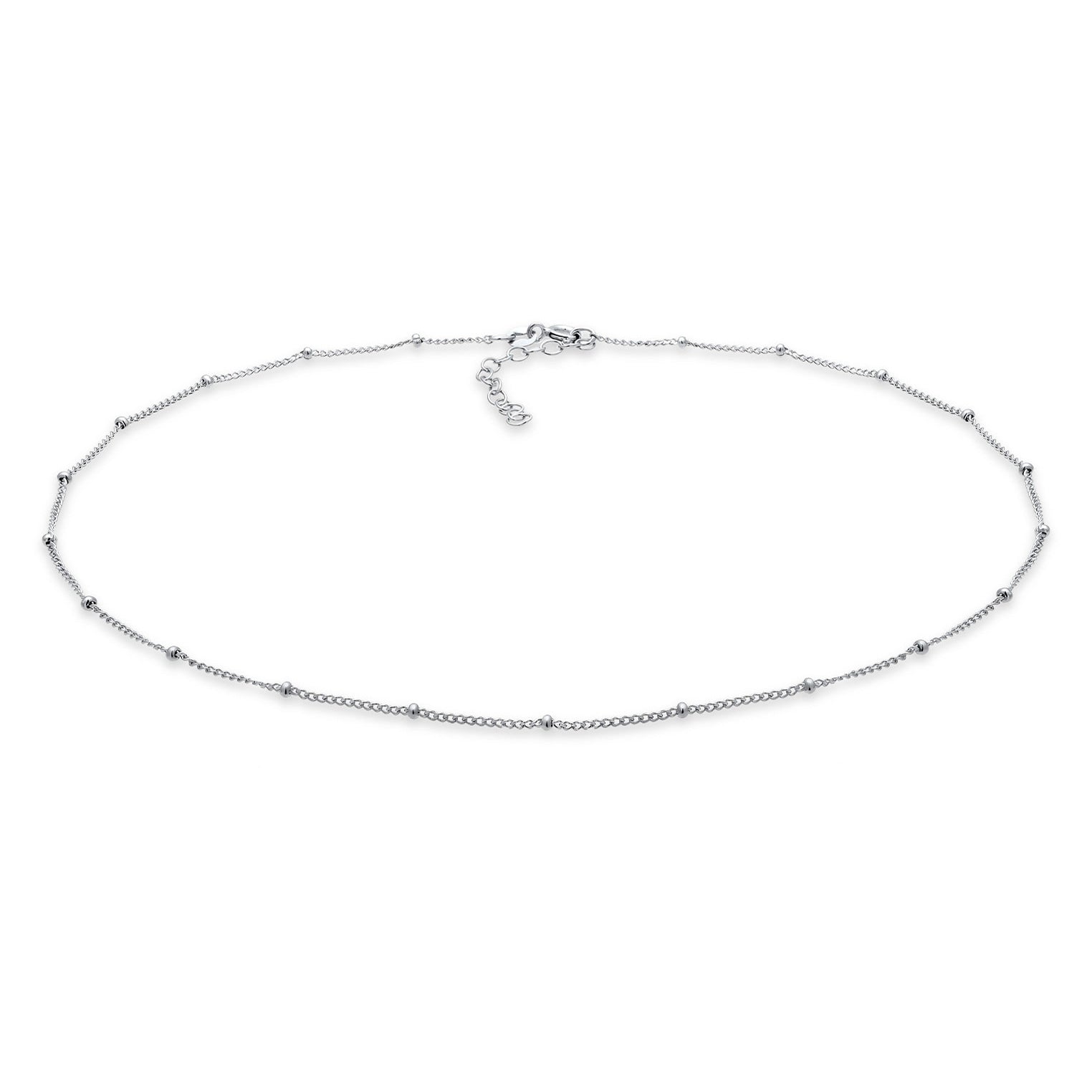 Silber - Elli | Kugel-Choker | 925 Sterling Silber
