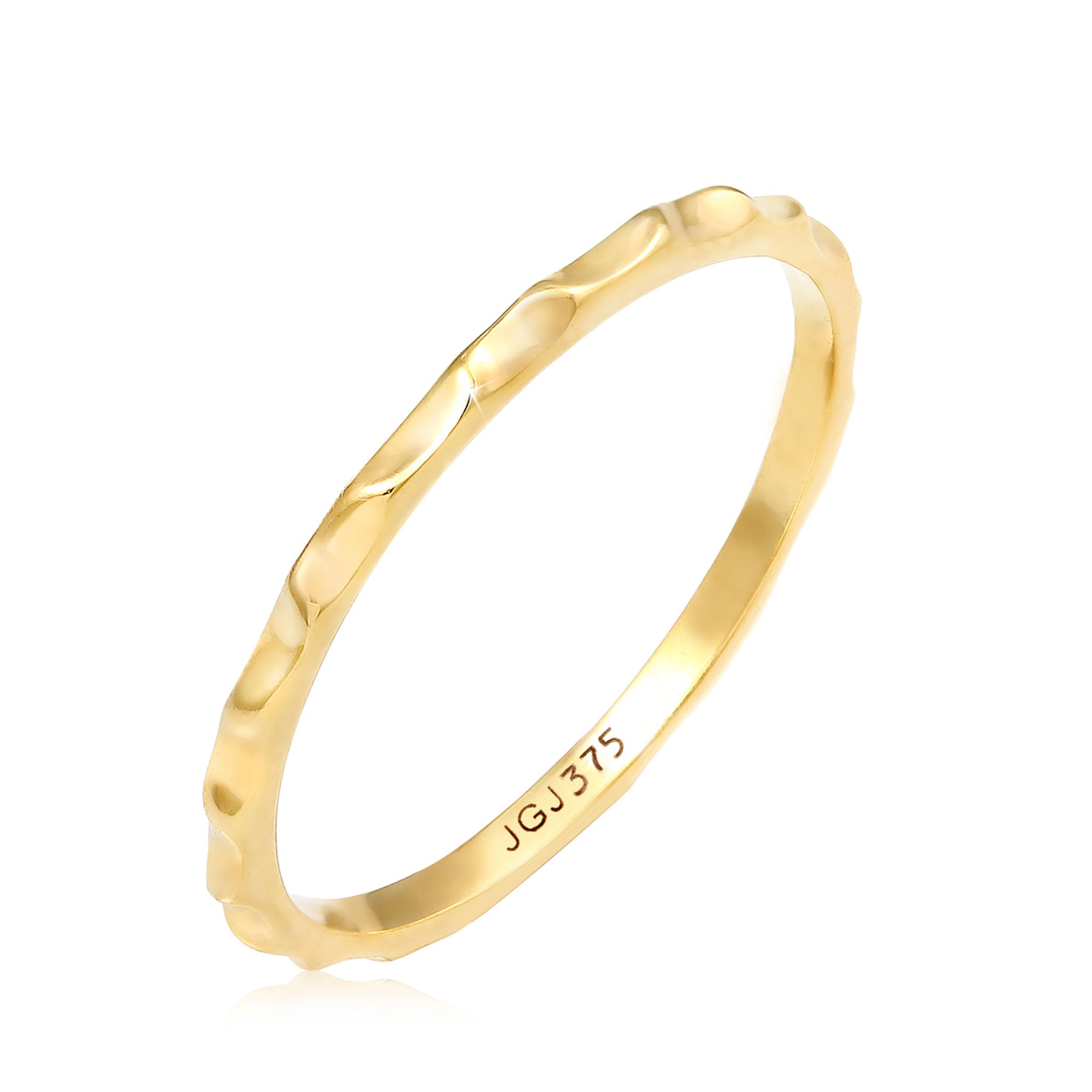 Gold - Elli PREMIUM | Ring Geo | 375 Gelbgold