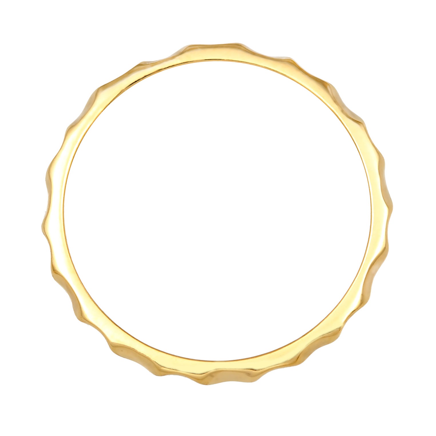 Gold - Elli PREMIUM | Ring Geo | 375 Gelbgold