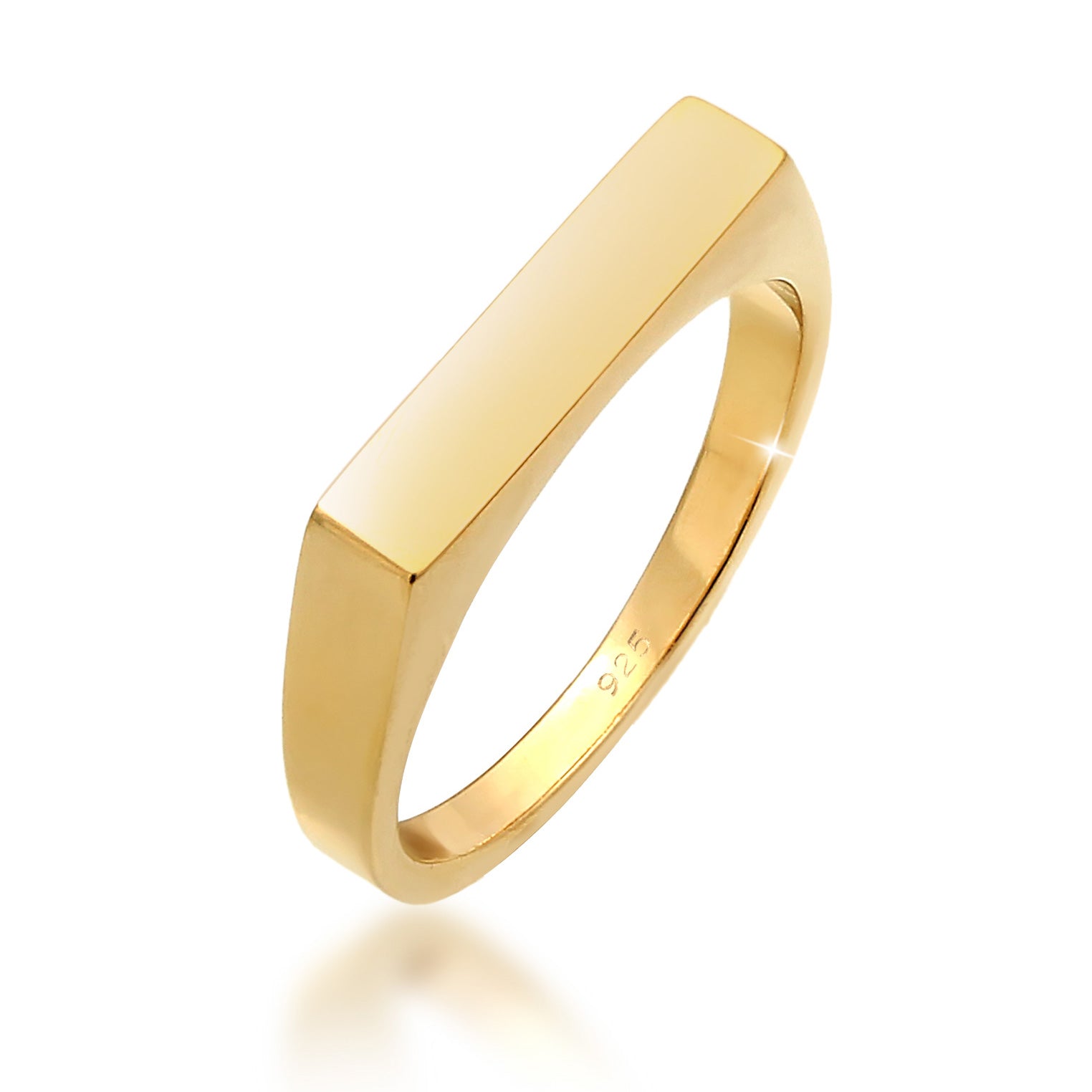 Gold - Elli | Pinky Ring | 925 Sterling Silber vergoldet