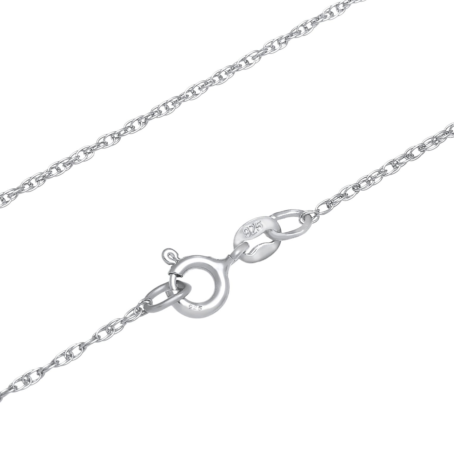 Silber - Elli | Halskette Gedreht Fein | 925er Sterling Silber