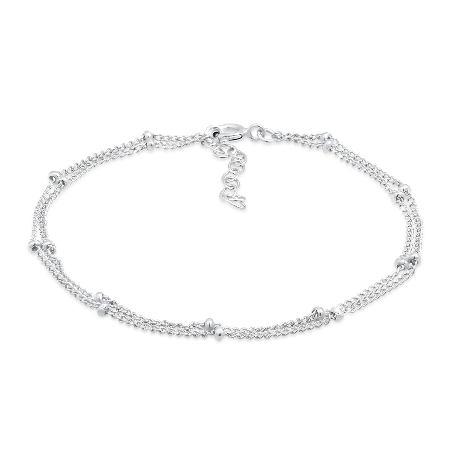 Silber - Elli | Gliederarmband Kugel | 925er Sterling Silber