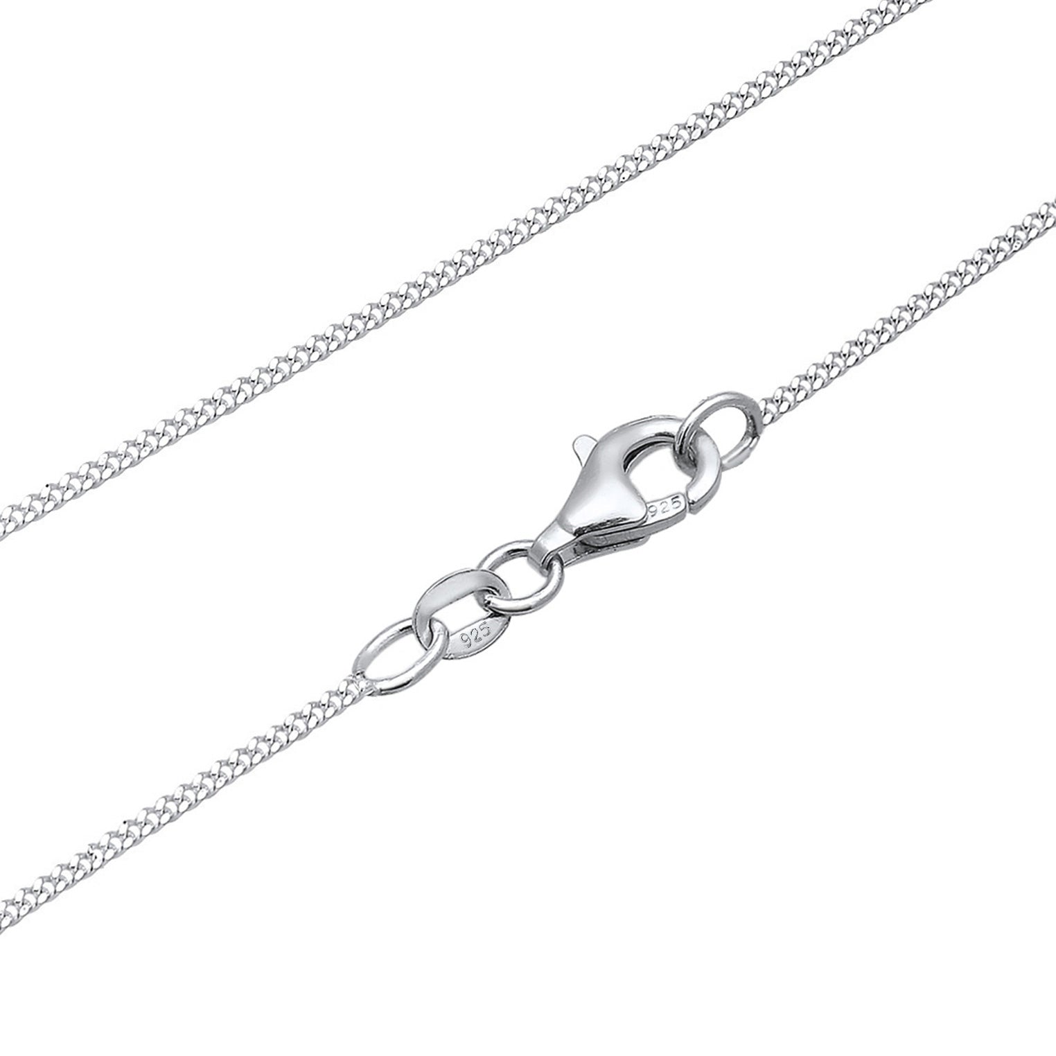 Silber - Elli | Halskette Plättchen Organic | 925 Sterling Silber