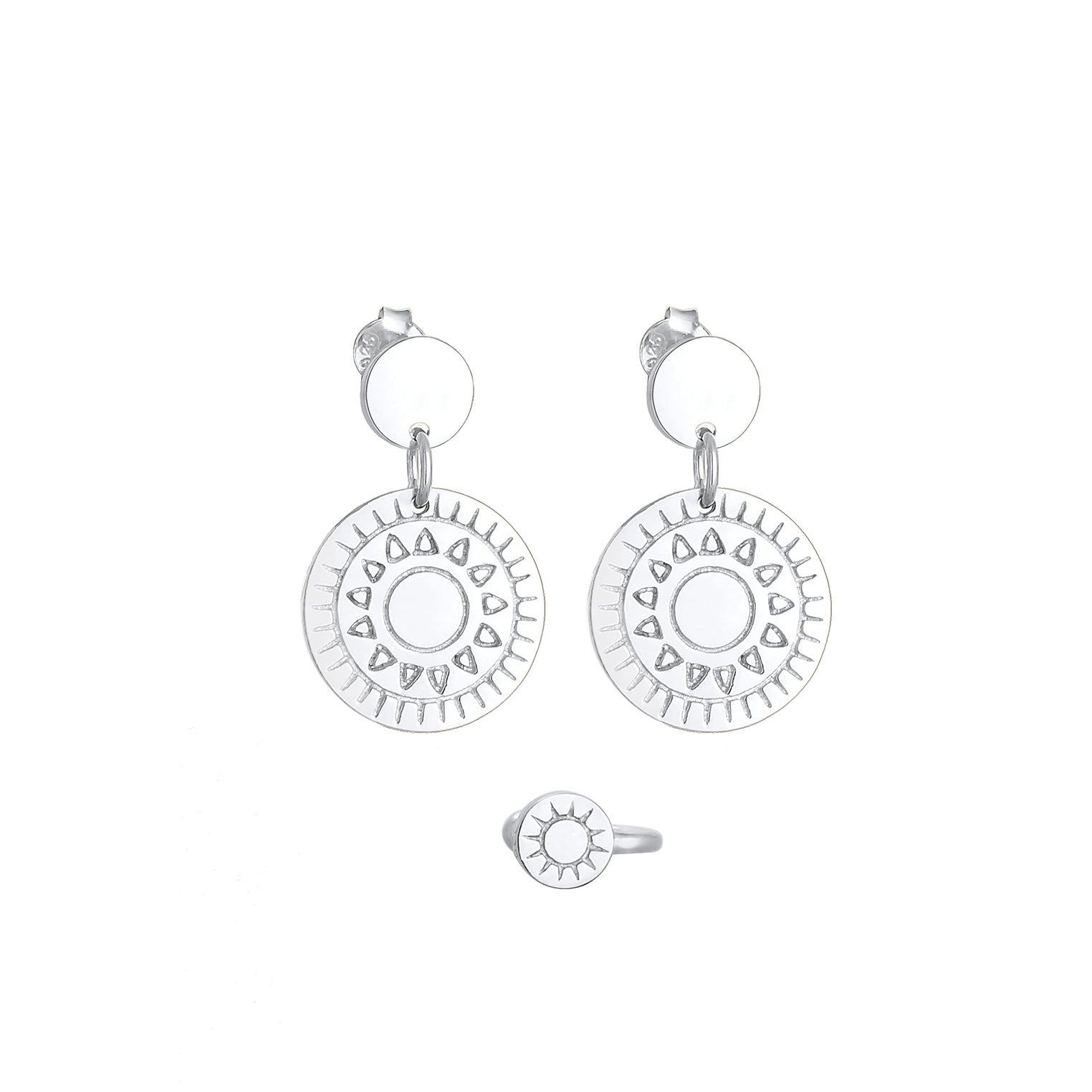 Silber - Elli | Ohrringset | 925er Sterling Silber