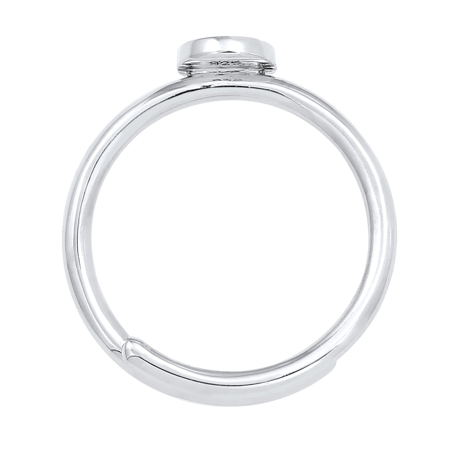 Silber - Elli | Ring Buchstabe | 925er Sterling Silber