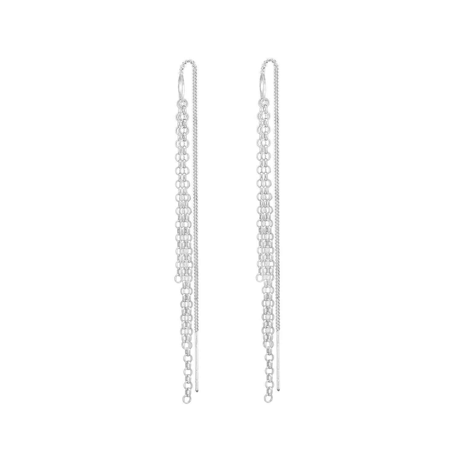 Silber - Elli | Ohrhänger Ear Chain | 925er Sterling Silber