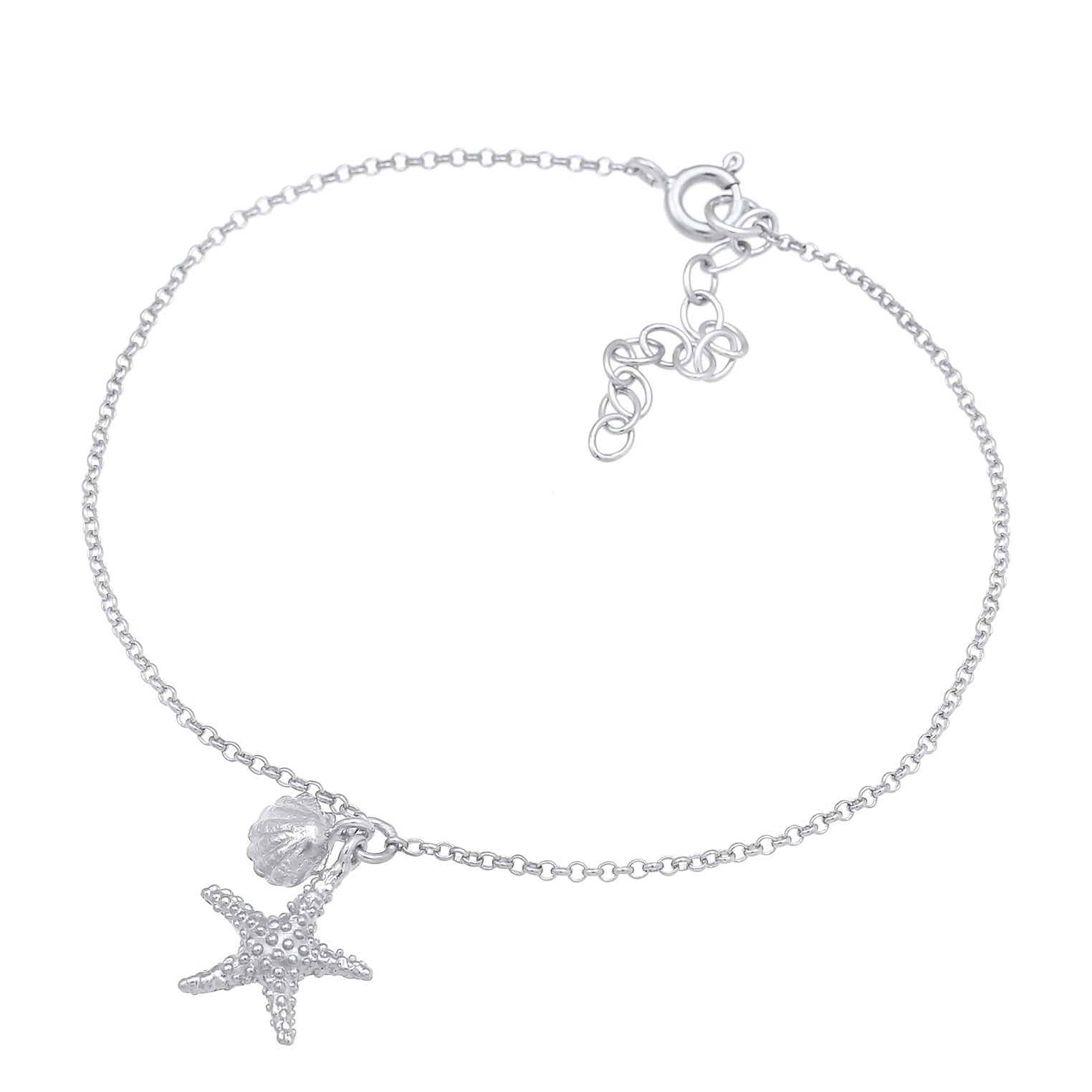 Silber - Elli | Armband Muschel | 925er Sterling Silber
