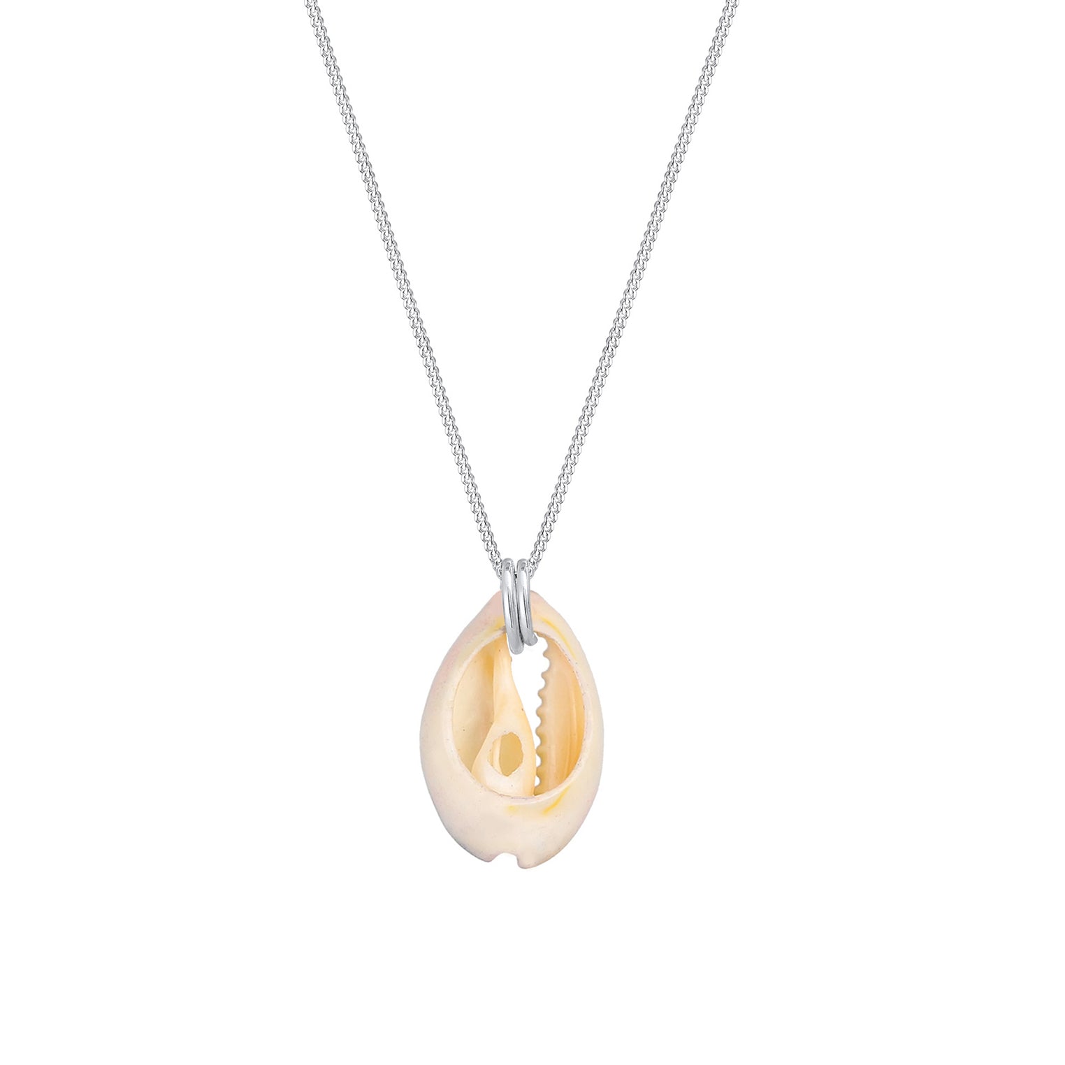 Silber - Elli | Halskette Muschel | 925er Sterling Silber