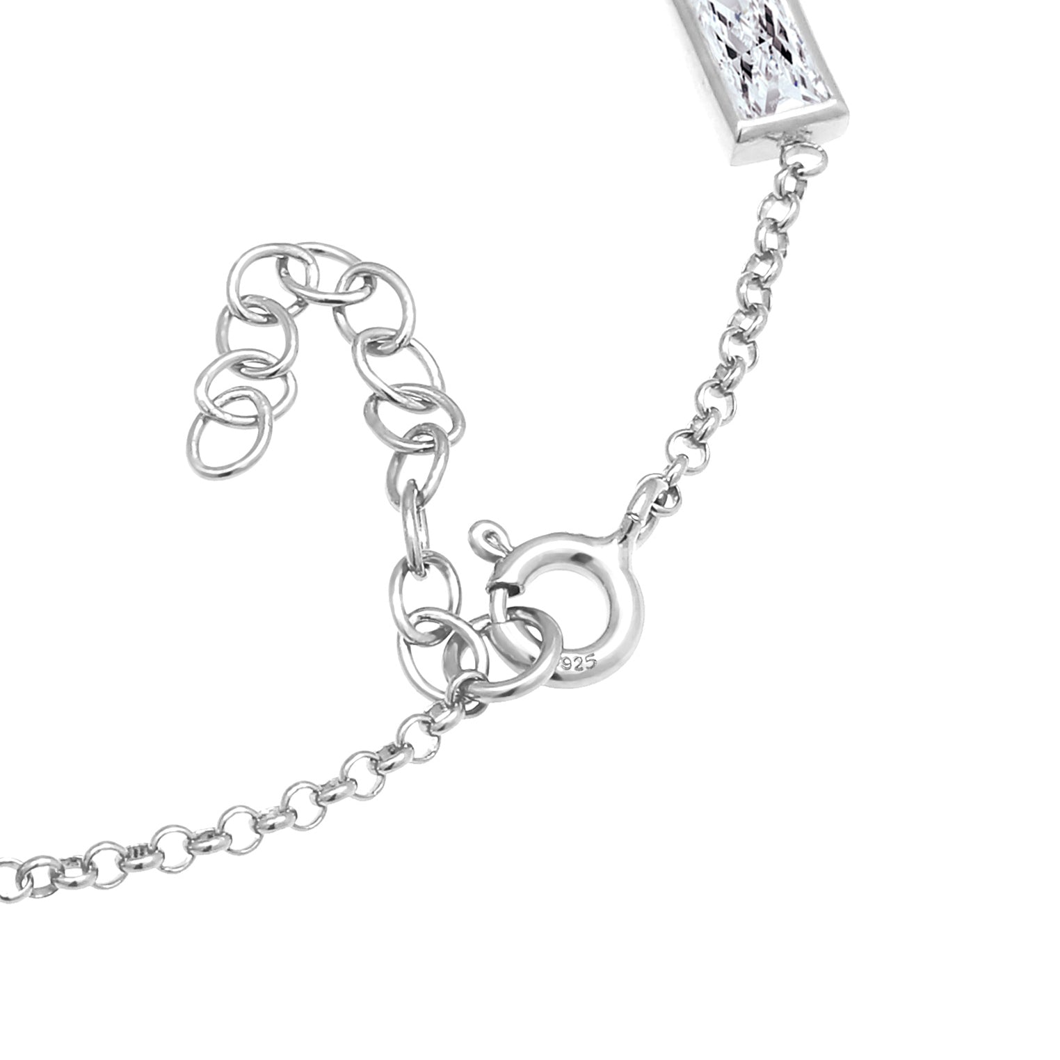 Silber - Elli | Armband | Zirkonia ( Weiß ) | 925er Sterling Silber