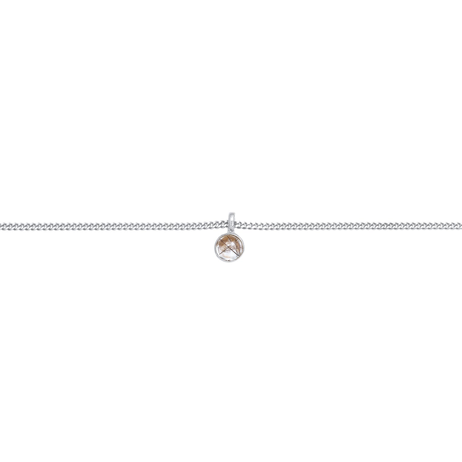 Silber - Elli | Choker | Quarz (Transparent) | 925er Sterling Silber