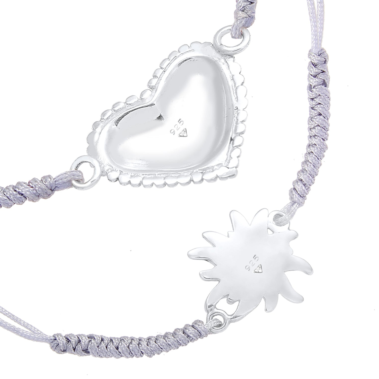 Silber - Elli | Armband Edelweiss | 925er Sterling Silber