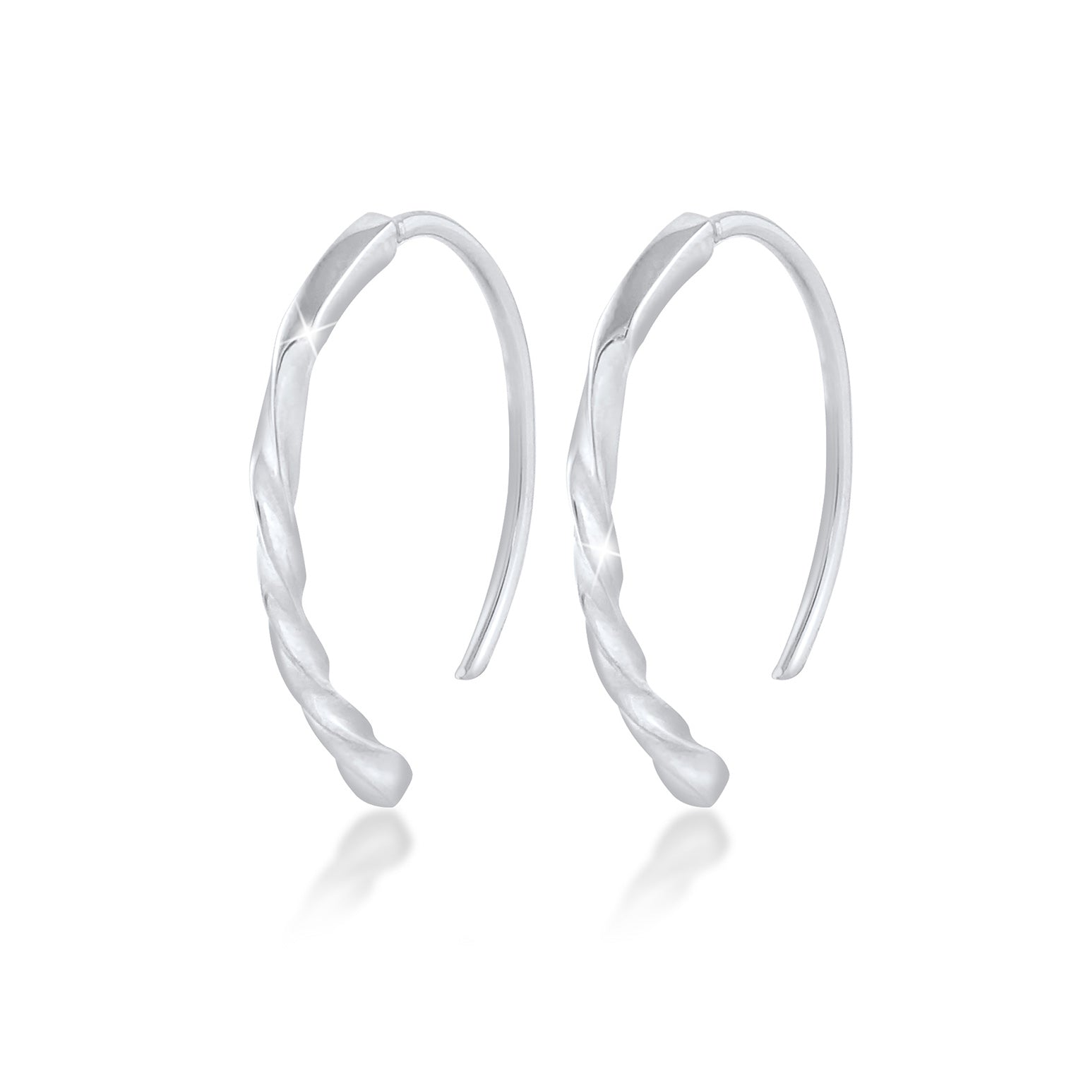 Silber - Elli | Creole | 925er Sterling Silber