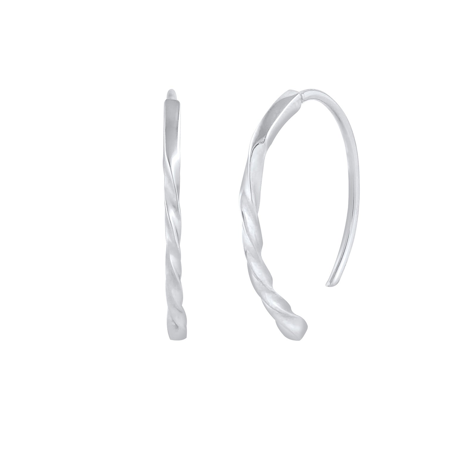 Silber - Elli | Creole | 925er Sterling Silber