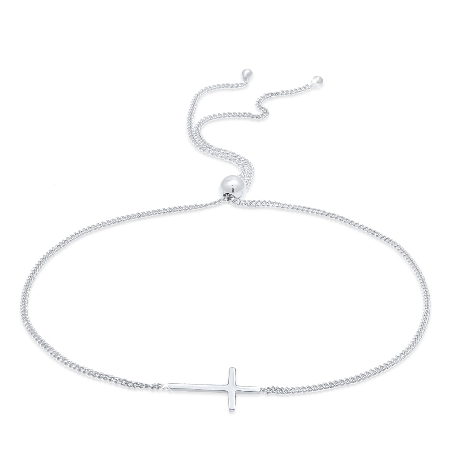 Silber - Elli | Armband Kreuz | 925er Sterling Silber
