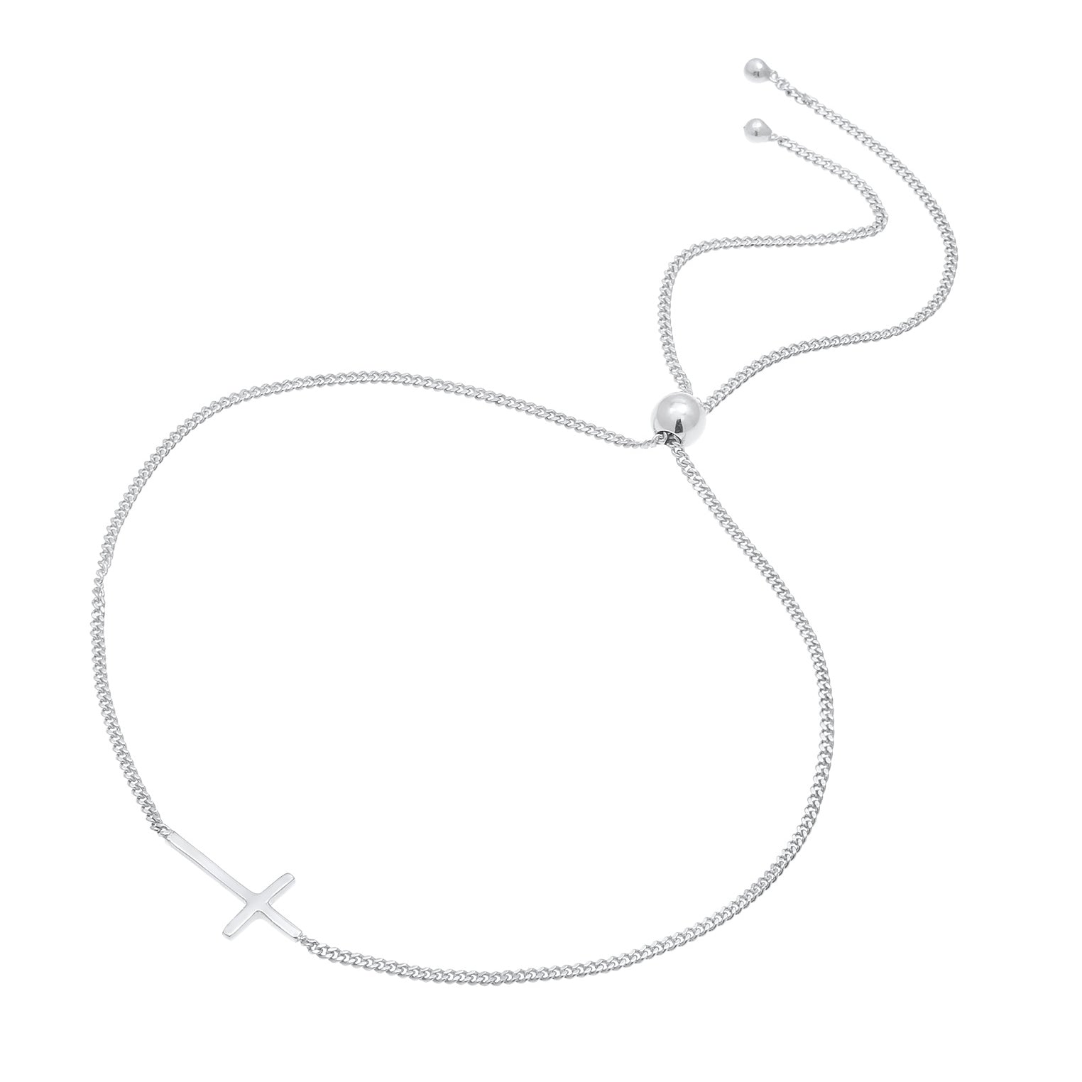 Silber - Elli | Armband Kreuz | 925er Sterling Silber