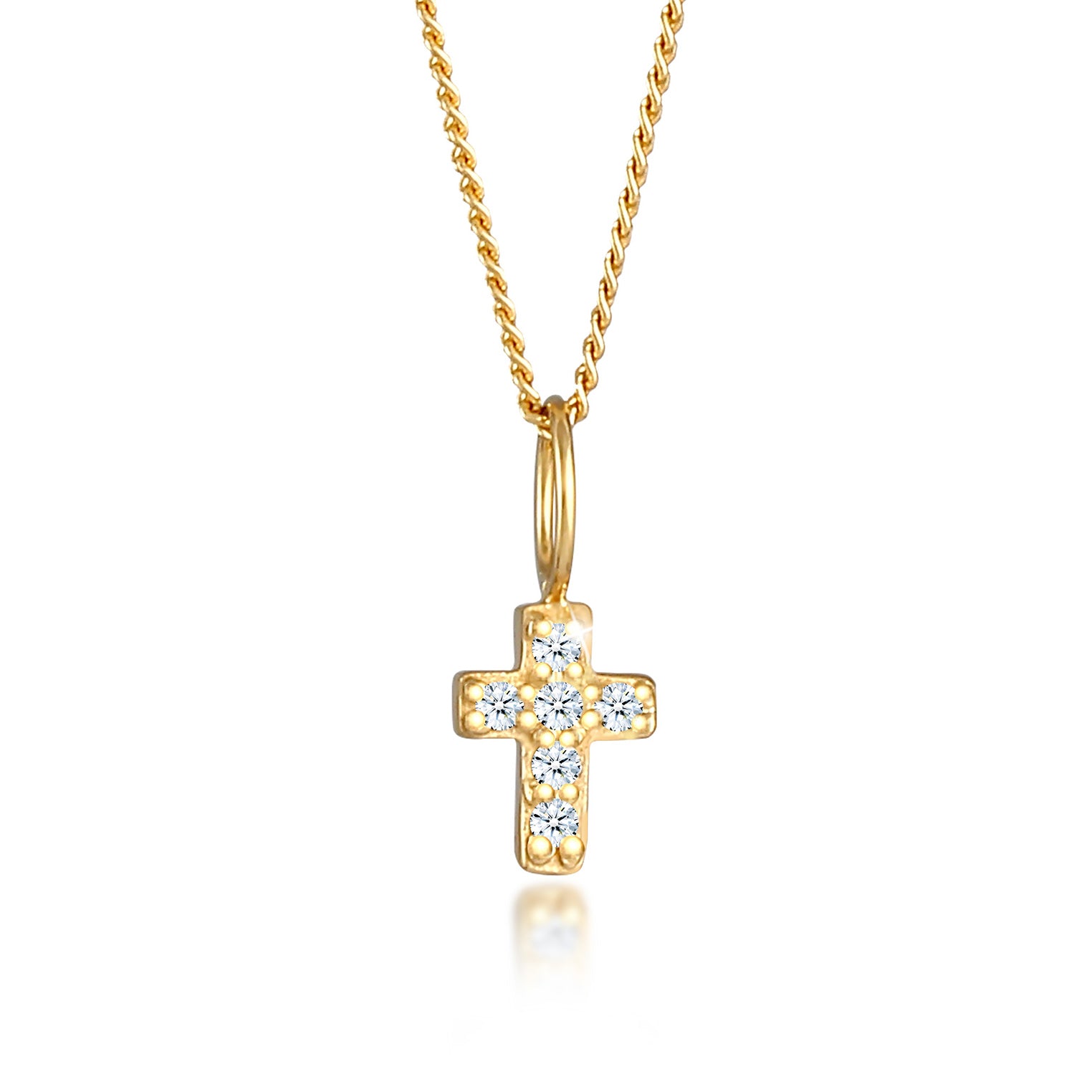 elli. Halskette Kreuz Symbol Kommunion Konfirmation 925 Silber