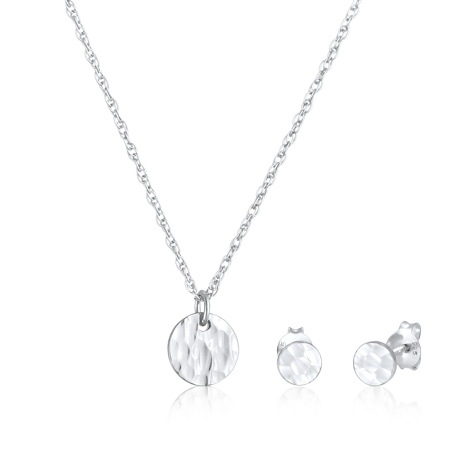 Silber - Elli | Schmuckset  Geo | 925er Sterling Silber