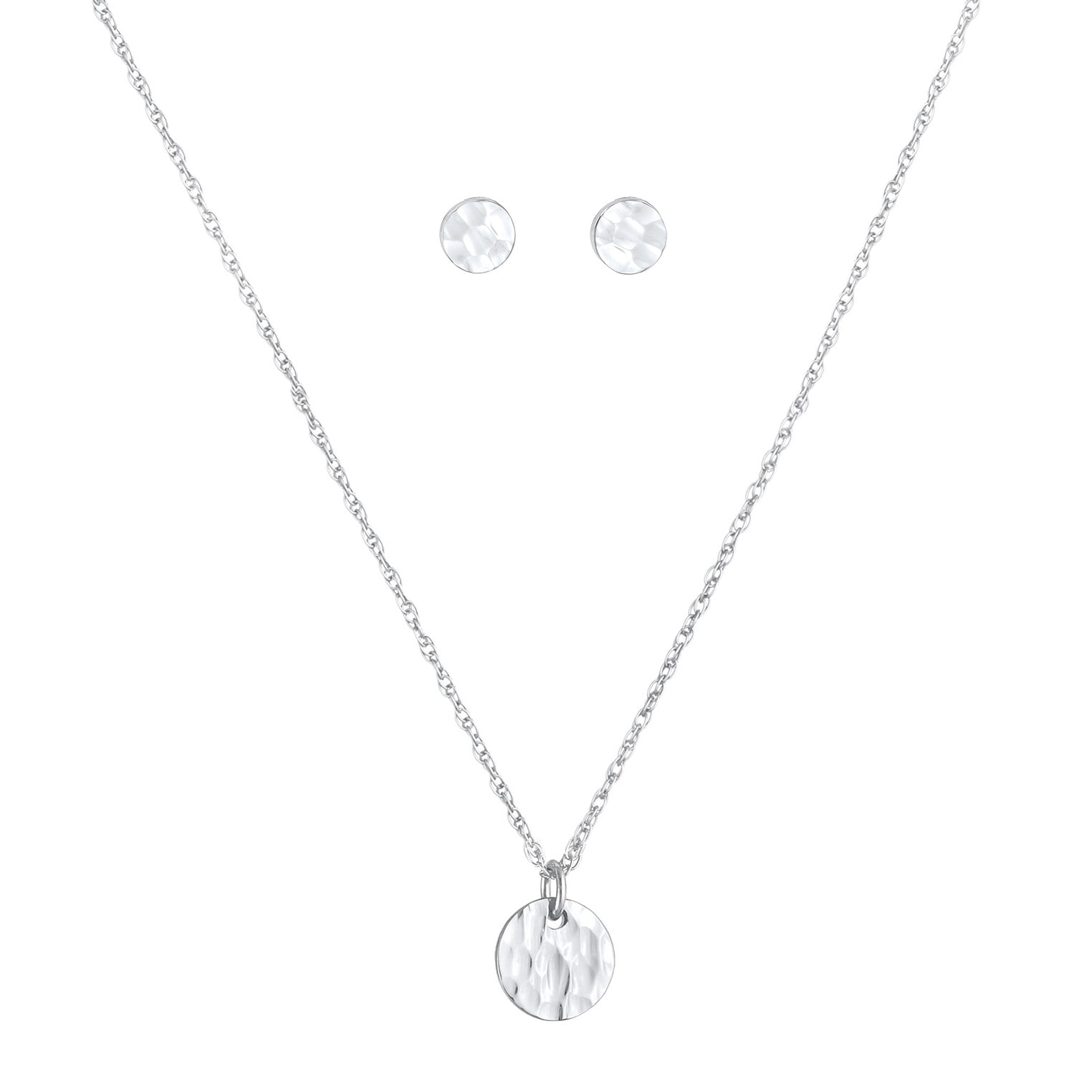 Silber - Elli | Schmuckset  Geo | 925er Sterling Silber