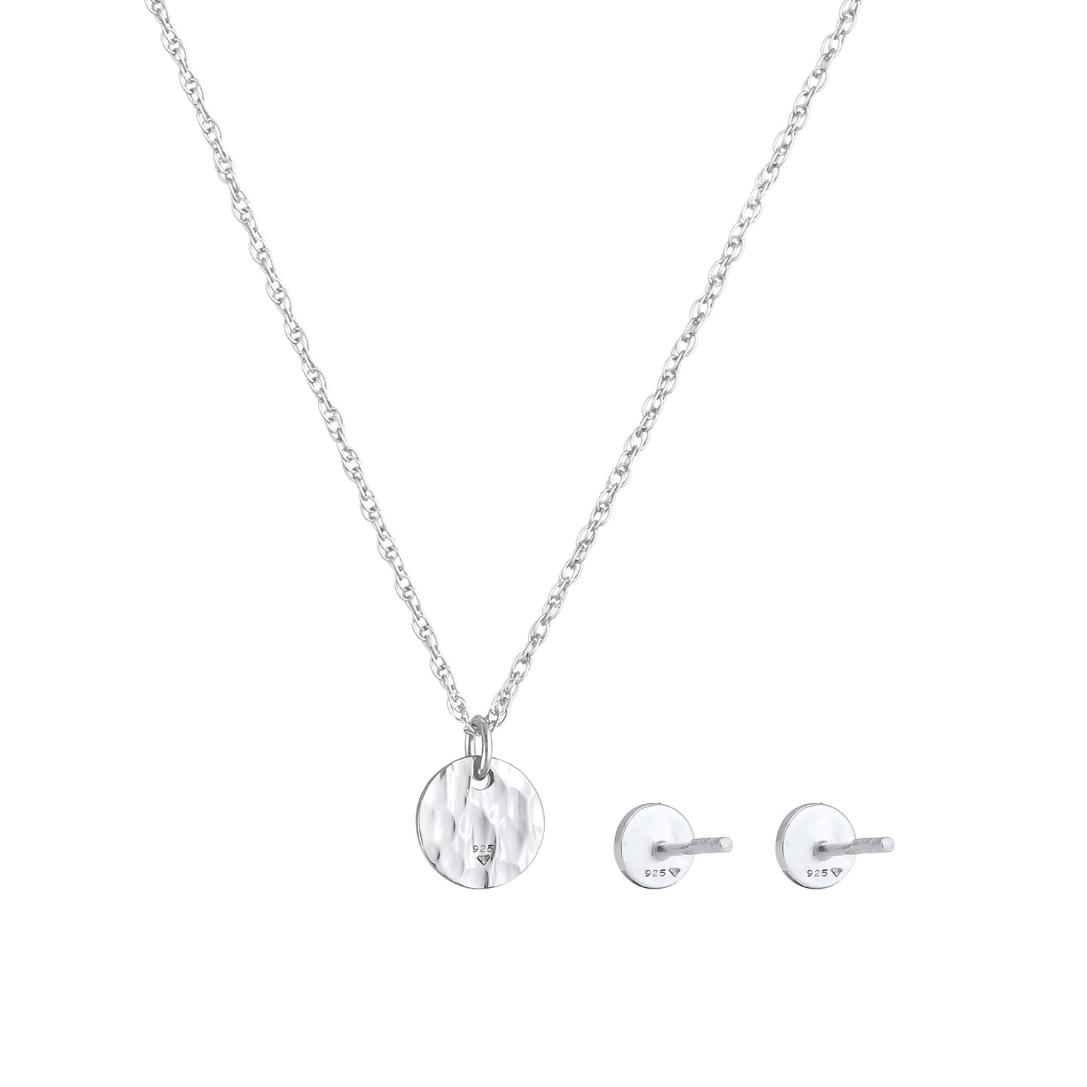 Silber - Elli | Schmuckset  Geo | 925er Sterling Silber
