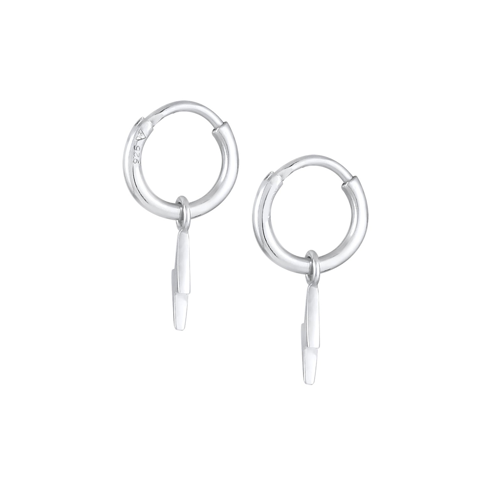 Silber - Elli | Ohrhänger Blitz | 925er Sterling Silber