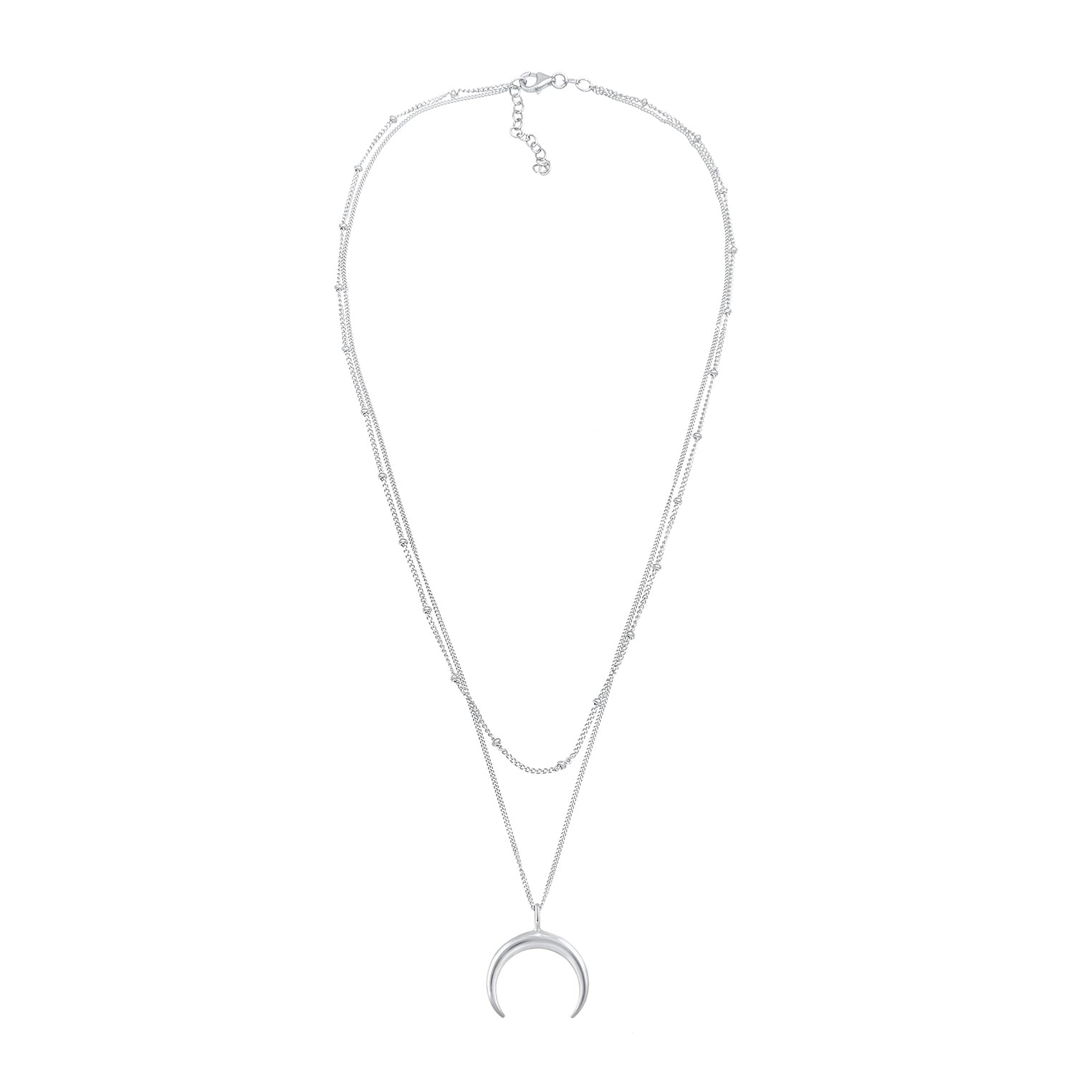 Silber - Elli | Layer-Halskette Astro | 925er Sterling Silber