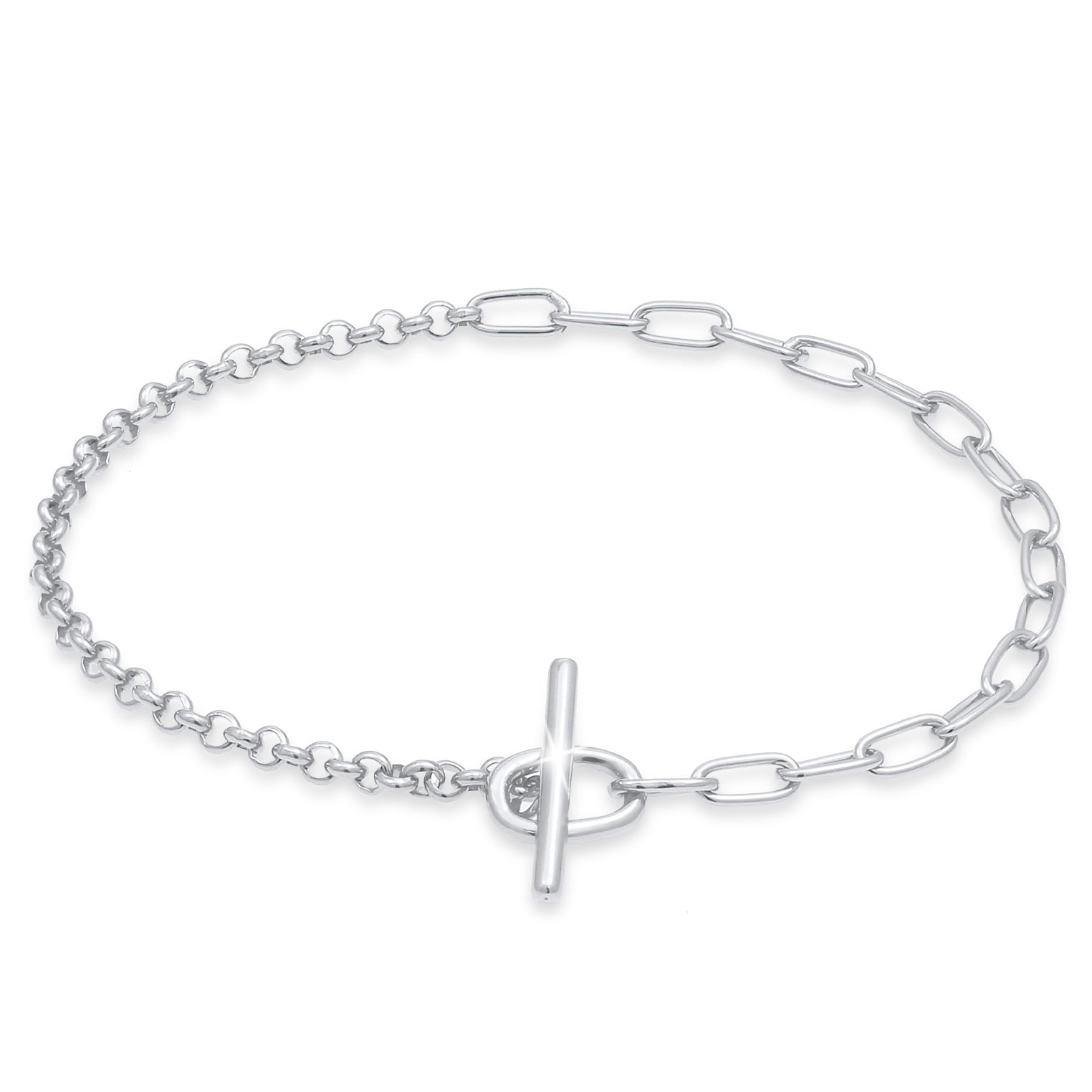 Silber - Elli | Glieder-Armband | 925er Sterling Silber