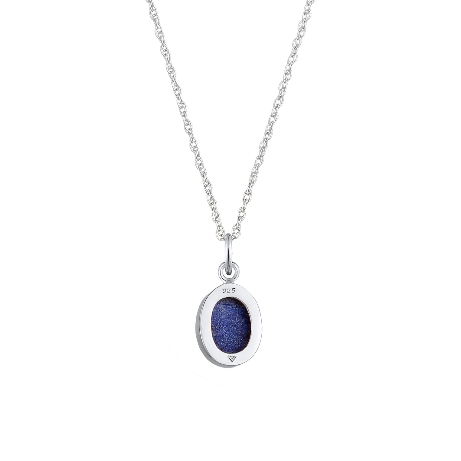 Silber - Elli | Halskette | Lapis Lazuli (Blau) | 925er Sterling Silber