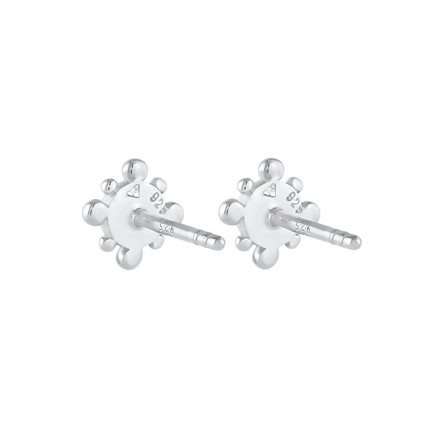 Silber - Elli | Ohrstecker | Quarz ( Transparent ) | 925er Sterling Silber