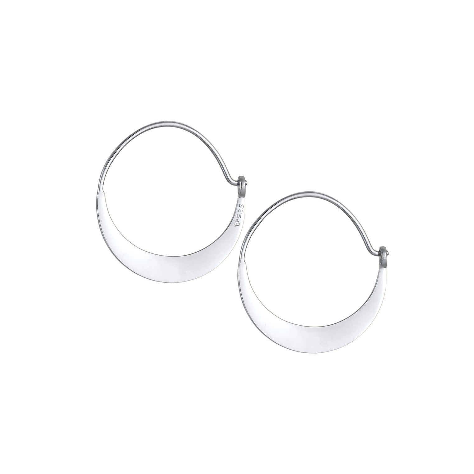 Silber - Elli | Creole | 925er Sterling Silber