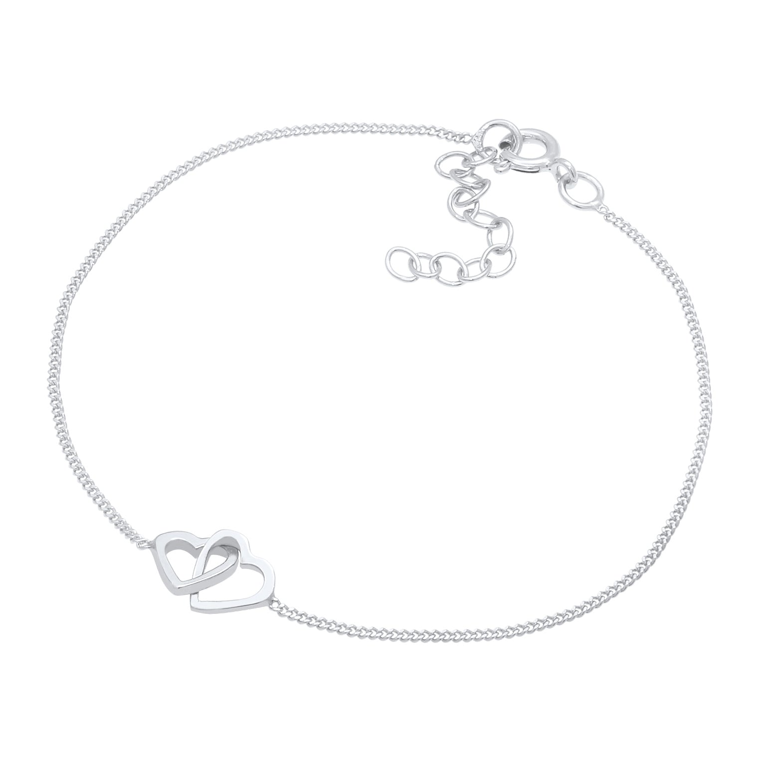 Silber - Elli | Armband Herz | 925er Sterling Silber