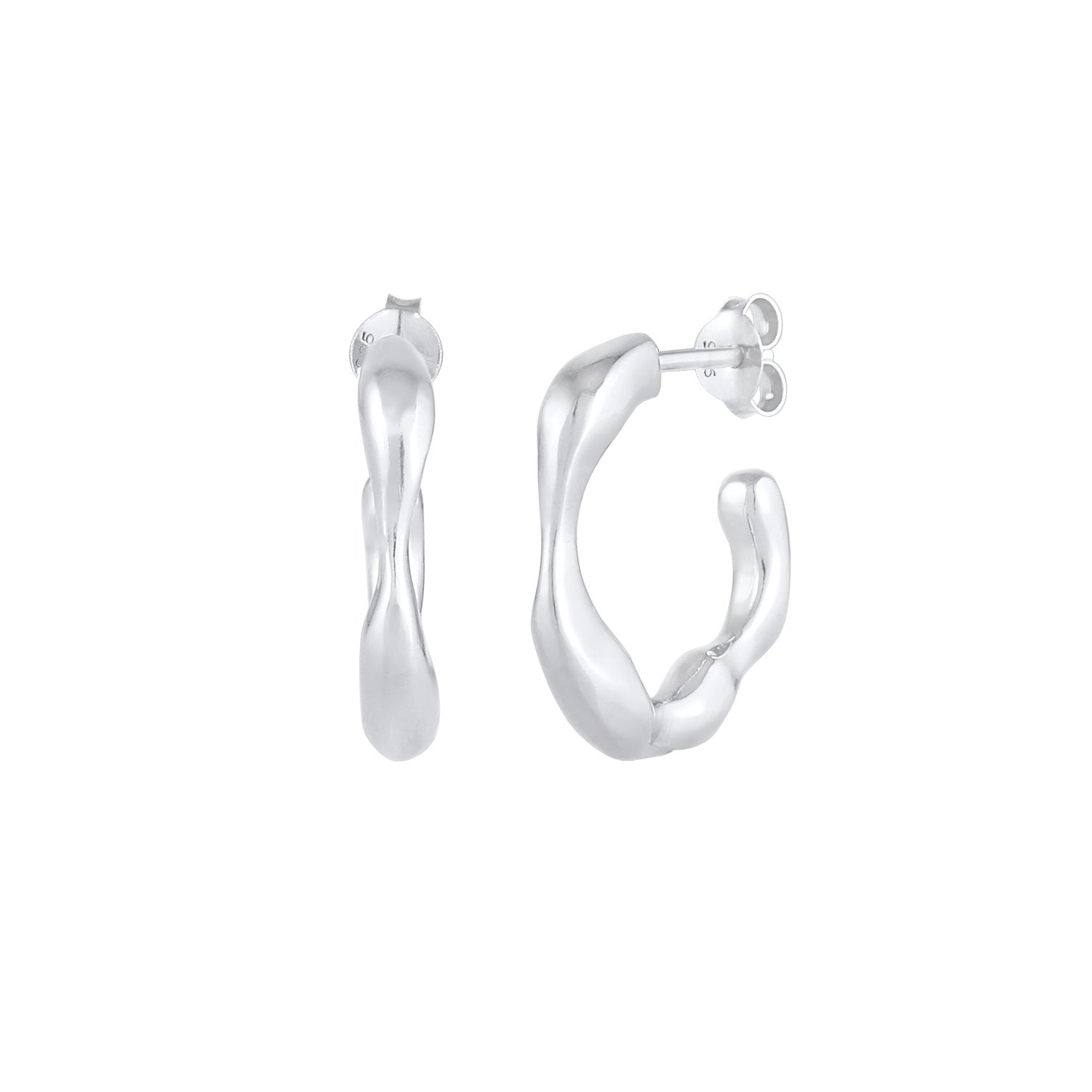 Silber - Elli PREMIUM | Ohrstecker | 925er Sterling Silber