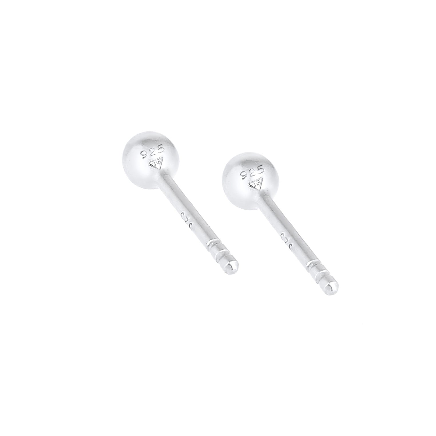 Silber - Elli | Ohrstecker Geo | 925er Sterling Silber